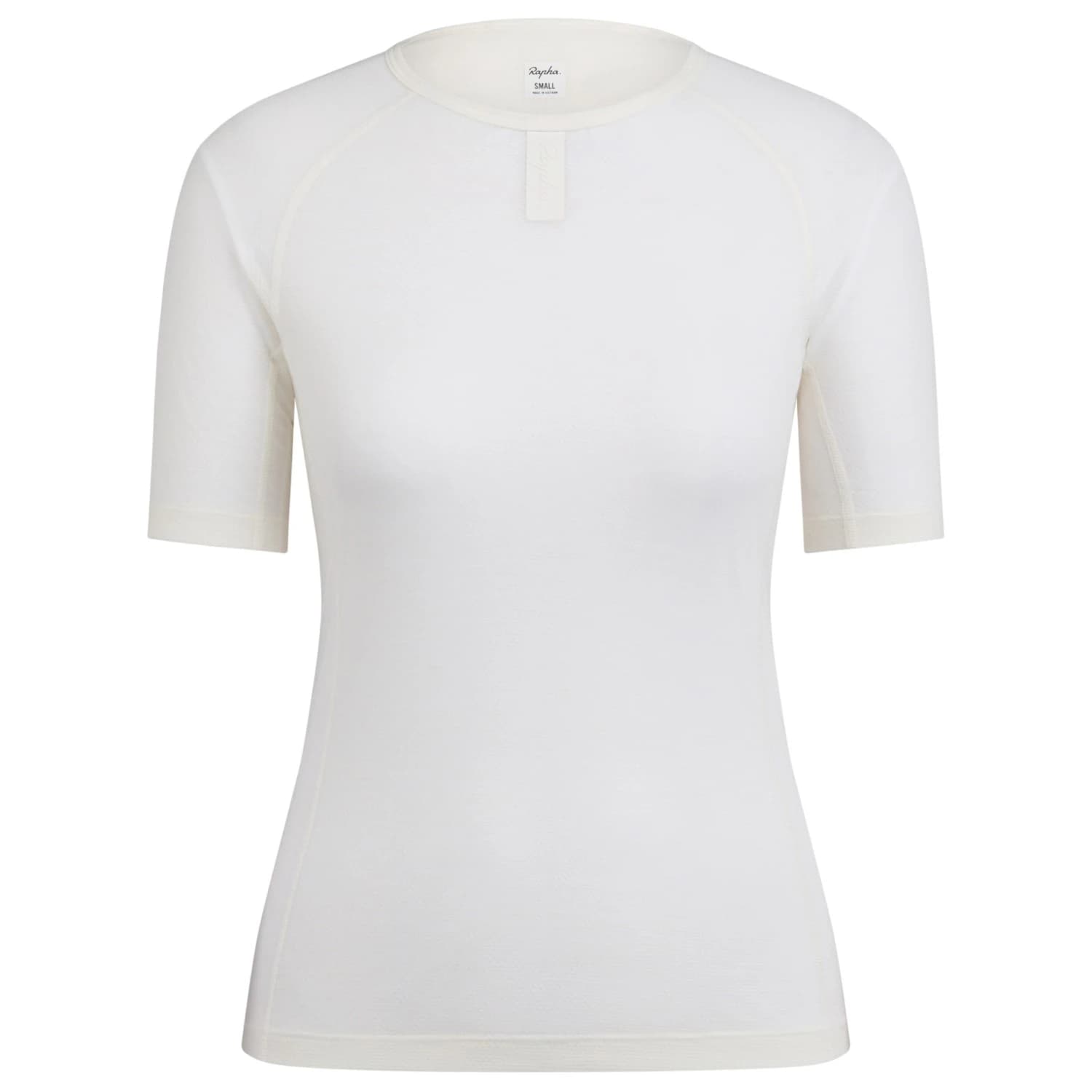 Дамско мериносово термобельо Rapha Women's Merino Lightweight Base Layer S/S Merino base layer - Cream / White