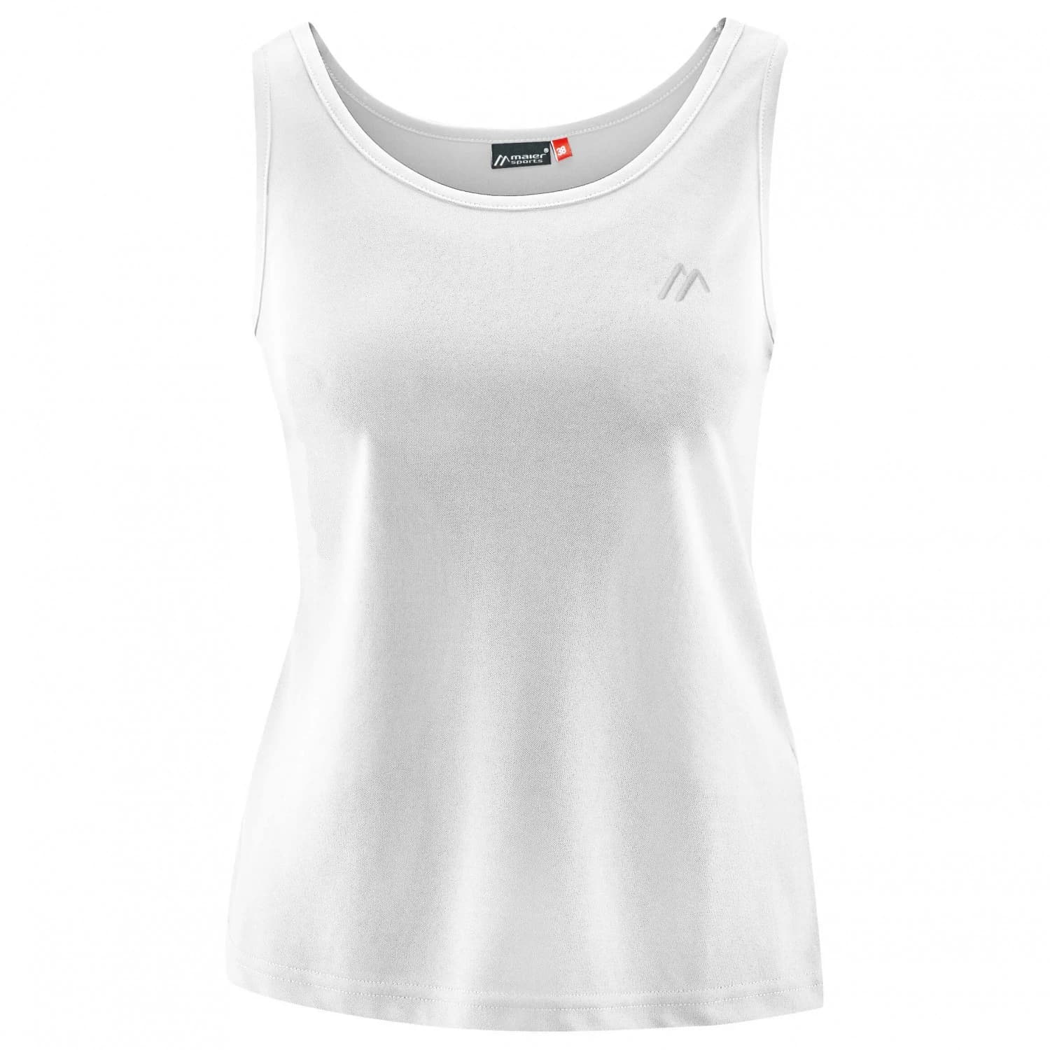 Дамски потник с широка презрамка Maier Sports Women's Petra Tank top - White