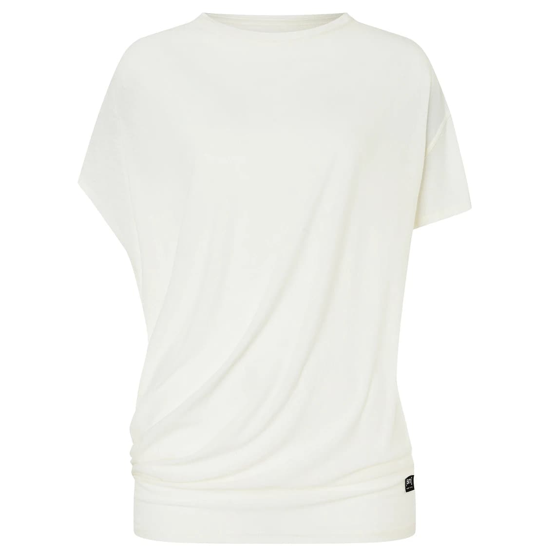 Дамска мериносова блуза super.natural Women's Yoga Loose Tee T-shirt - Fresh White
