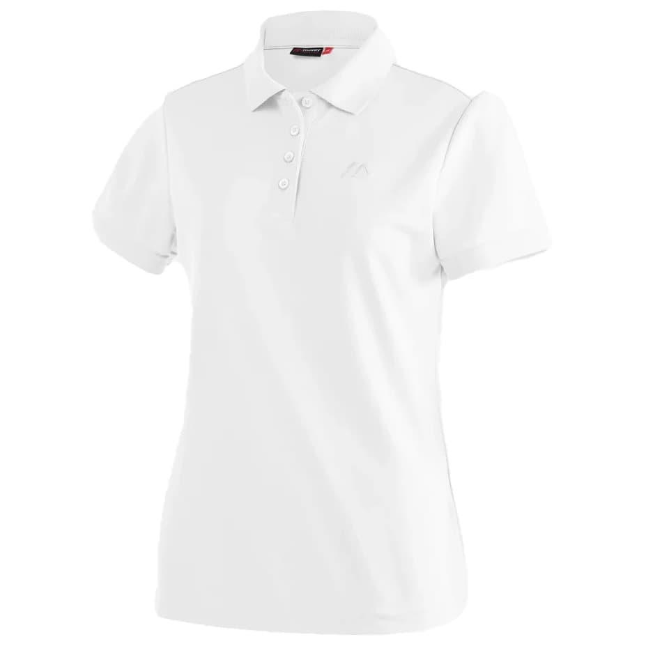 Дамска поло тениска Maier Sports Women's Ulrike Polo shirt - White