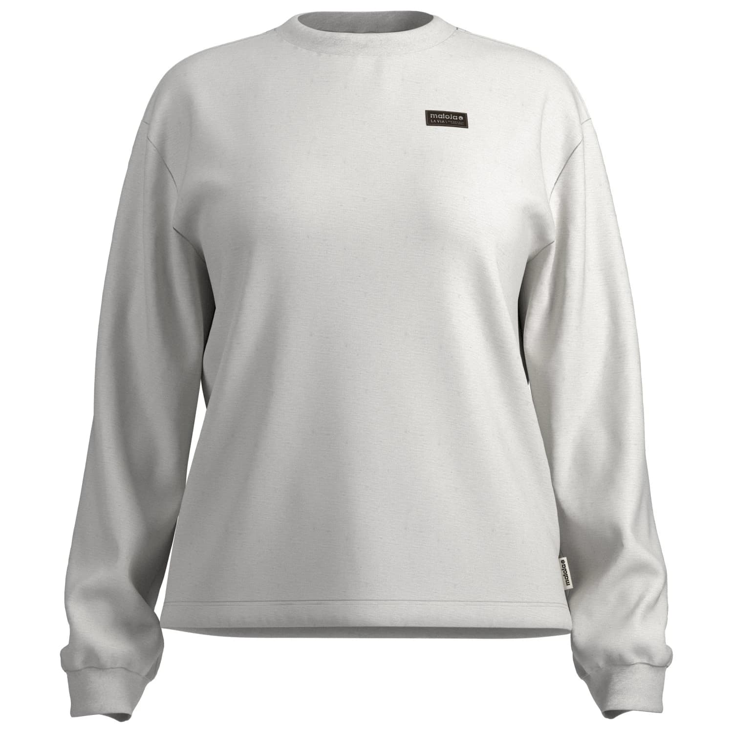 Дамски пуловер Maloja Women's AquavistaM. Jumper - Shaded White Cycling
