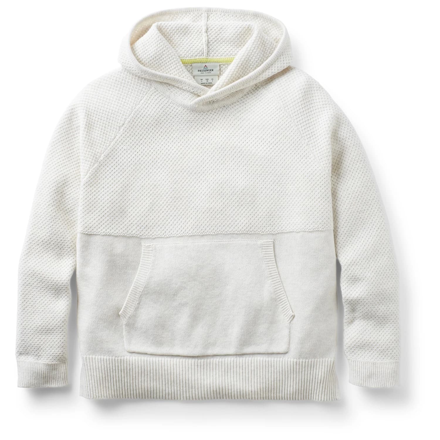 Дамски суичър Passenger Women's Cove 2.0 Organic Cotton Knitted Hoodie - Off White