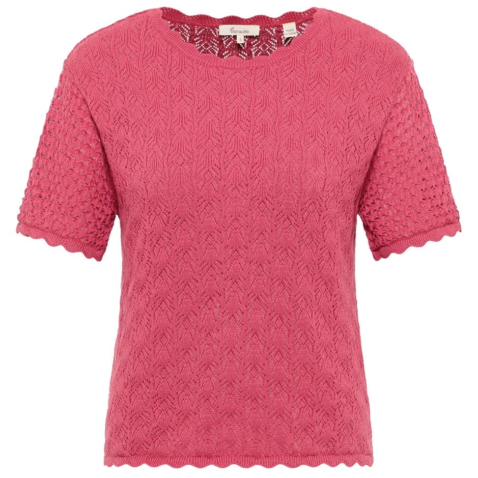 Дамски пуловер Tranquillo Women's Pullover Emmaa Jumper - Holly Berry