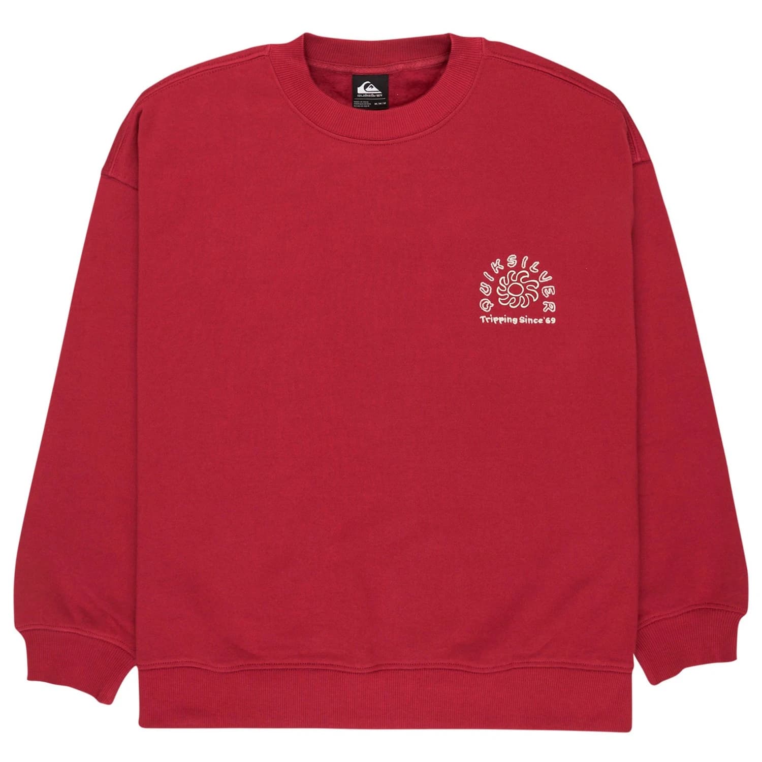 Дамски пуловер Quiksilver Women's Standard Crew Jumper - Burnt Russet