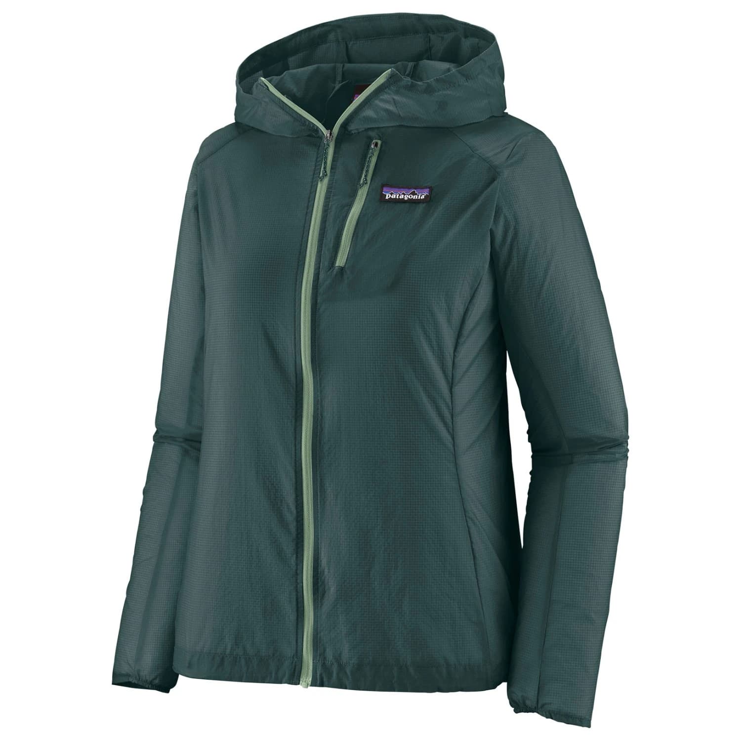 Дамско ветрозащитно яке Patagonia Women's Houdini Jacket Running jacket - Cascade Green