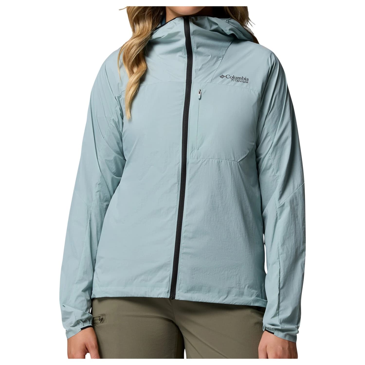 Дамско ветрозащитно яке Columbia Women's Khyex Pro Wind Jacket Windproof jacket - Crushed Blue