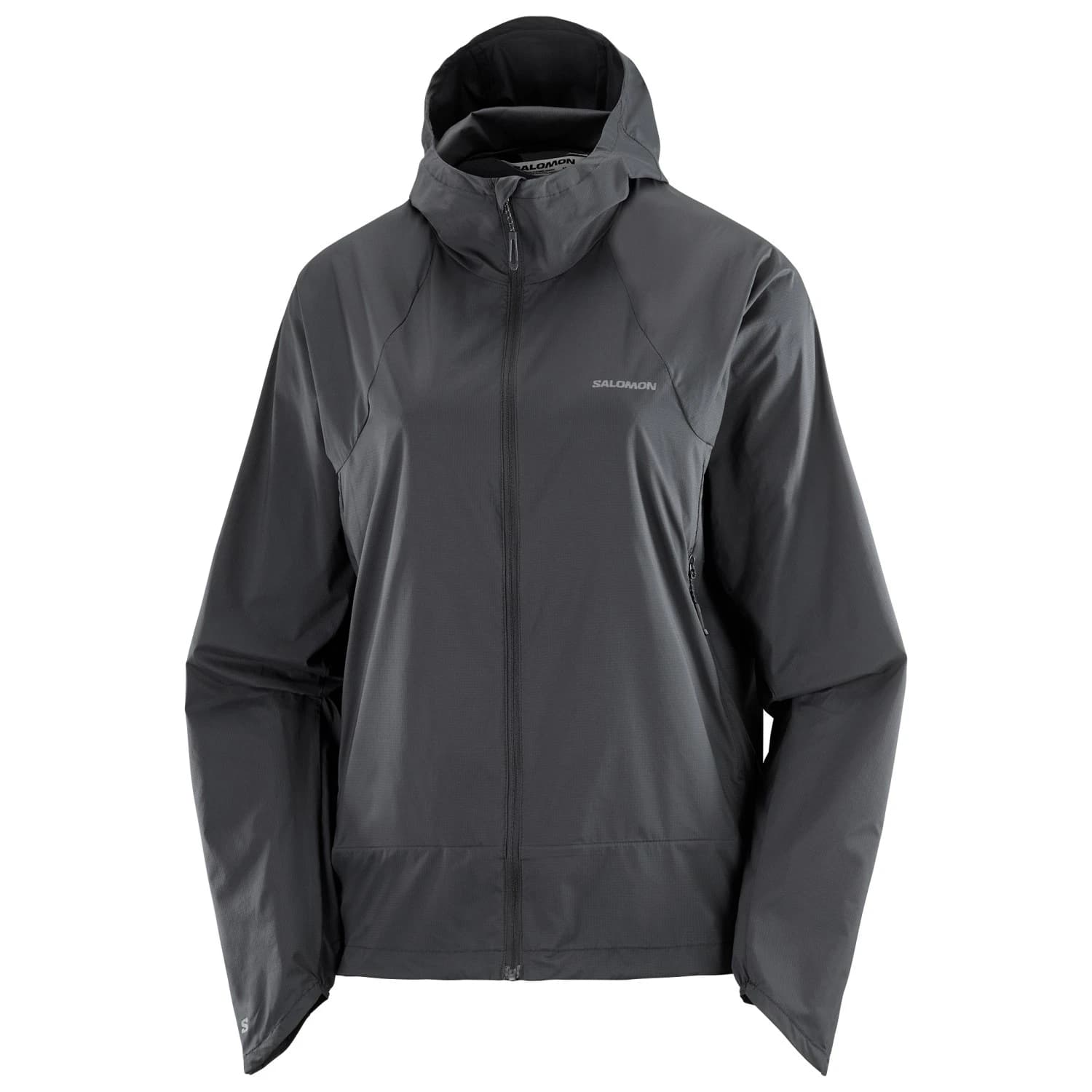 Дамско ветрозащитно яке Salomon Women's Outwind Full Zip Jacket Windproof jacket - Deep Black