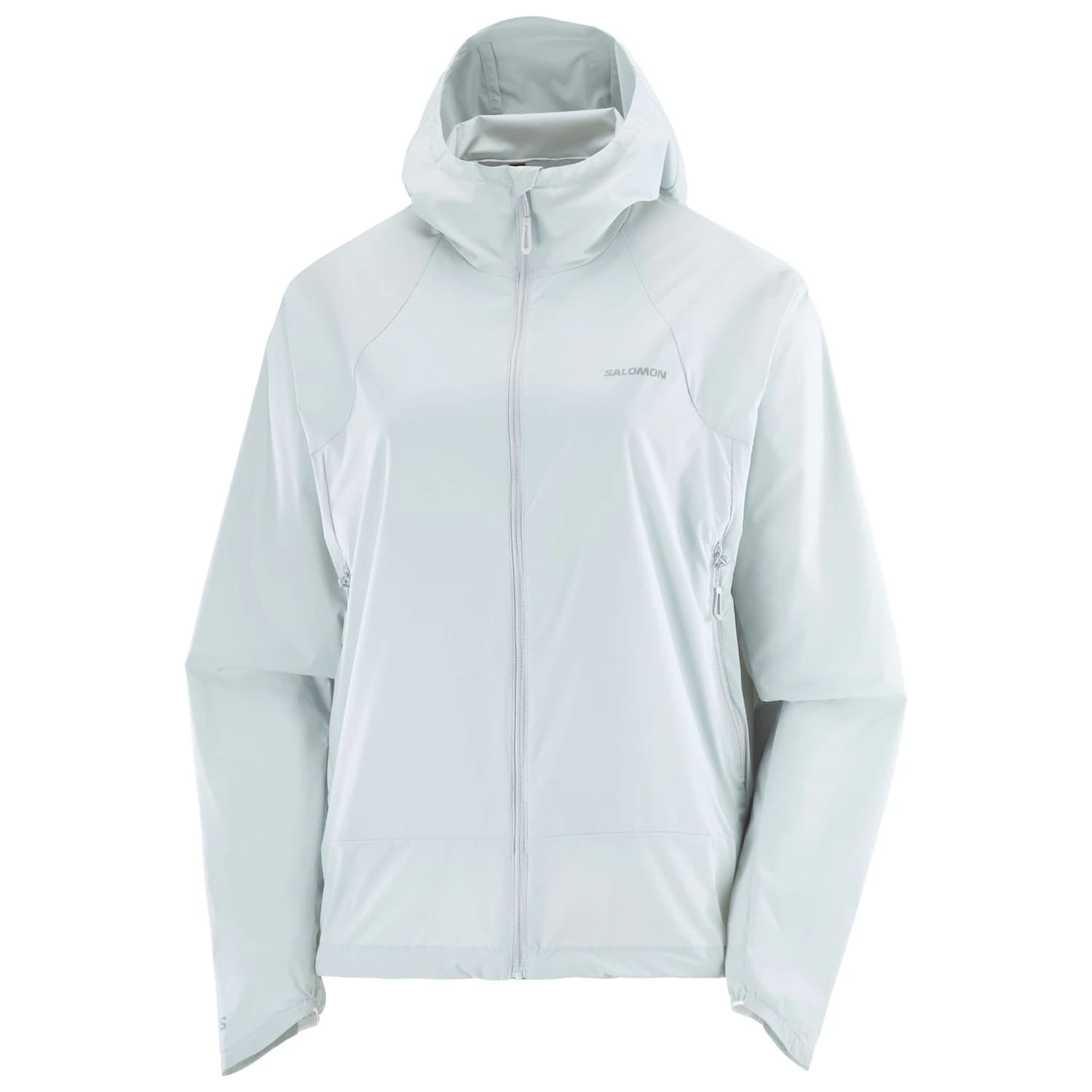 Дамско ветрозащитно яке Salomon Women's Outwind Full Zip Jacket Windproof jacket - Pearl Blue