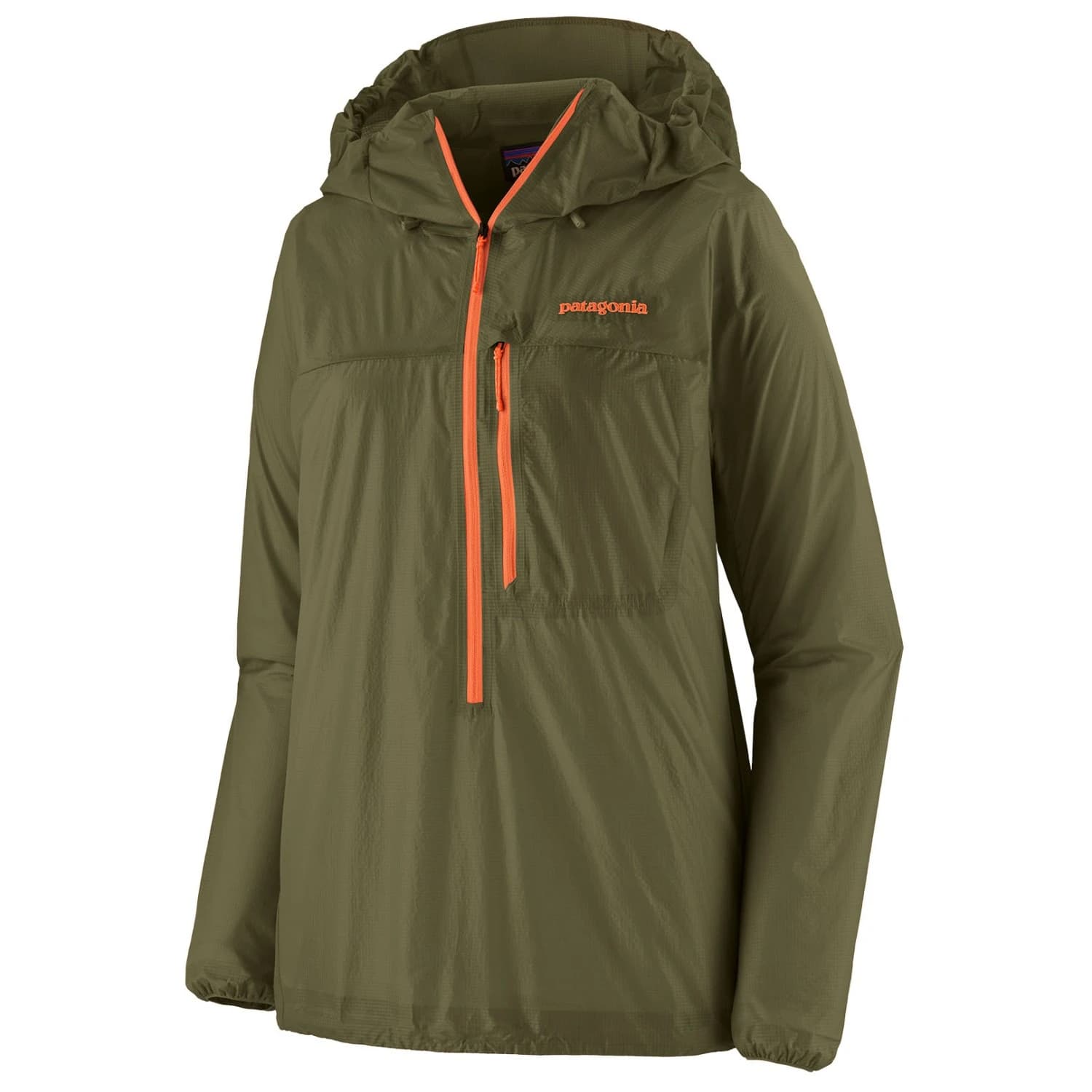 Дамско ветрозащитно яке Patagonia Women's Houdini Rock Jacket Windproof jacket - Basin Green