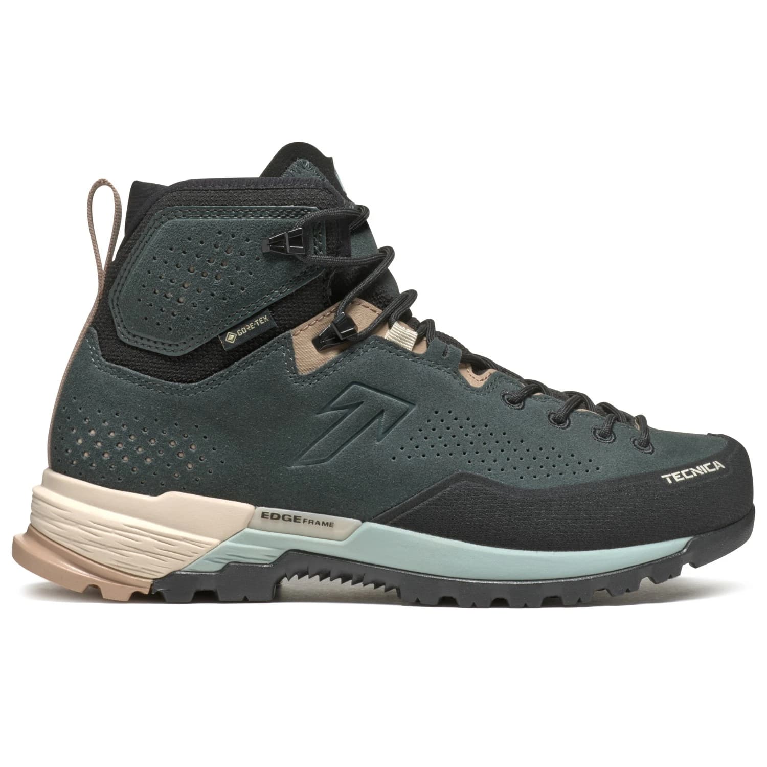Дамски туристически обувки Tecnica Women's Sulfur Mid GTX Walking boots - Deep Green / Light Blue