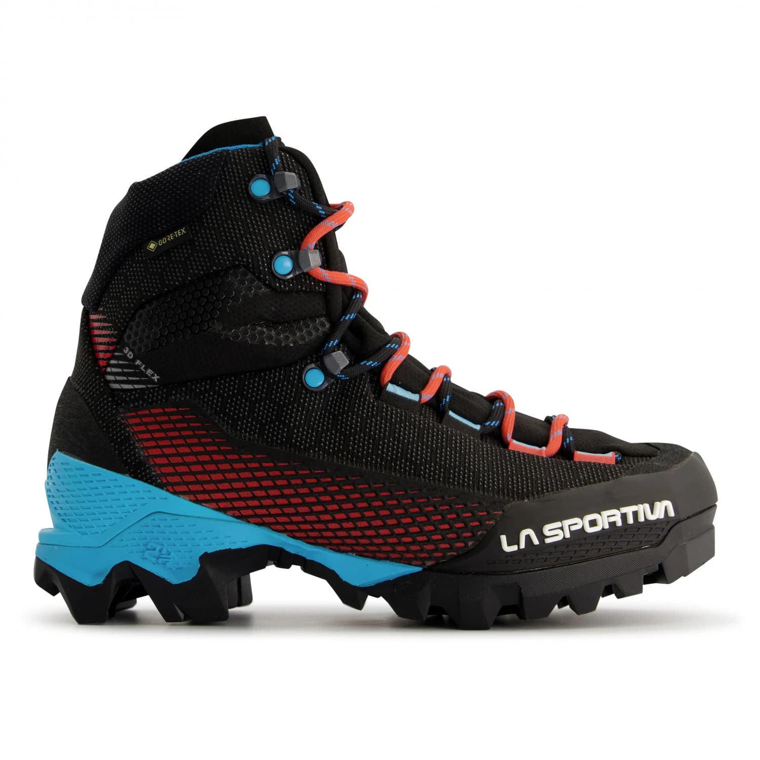 Дамски алпийски обувки La Sportiva Women's Aequilibrium ST GTX Mountaineering boots - Black / Hibiscus