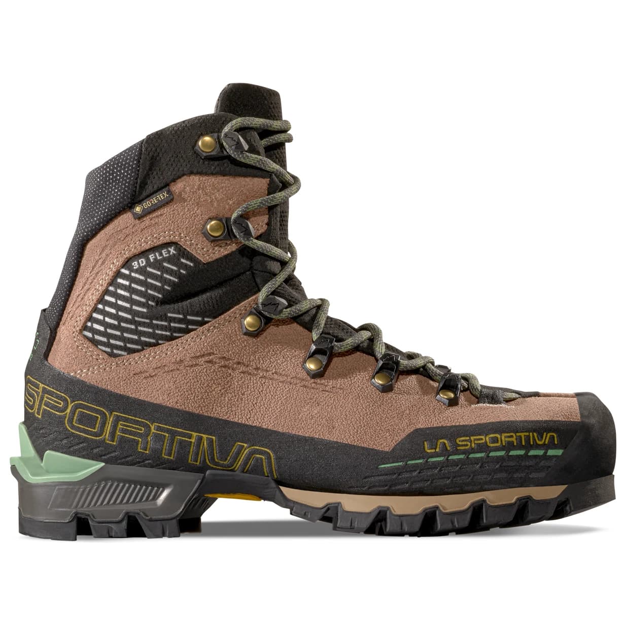 Дамски алпийски обувки La Sportiva Women's Trango Alpine GTX Mountaineering boots - Sand Dune / Aspen Green