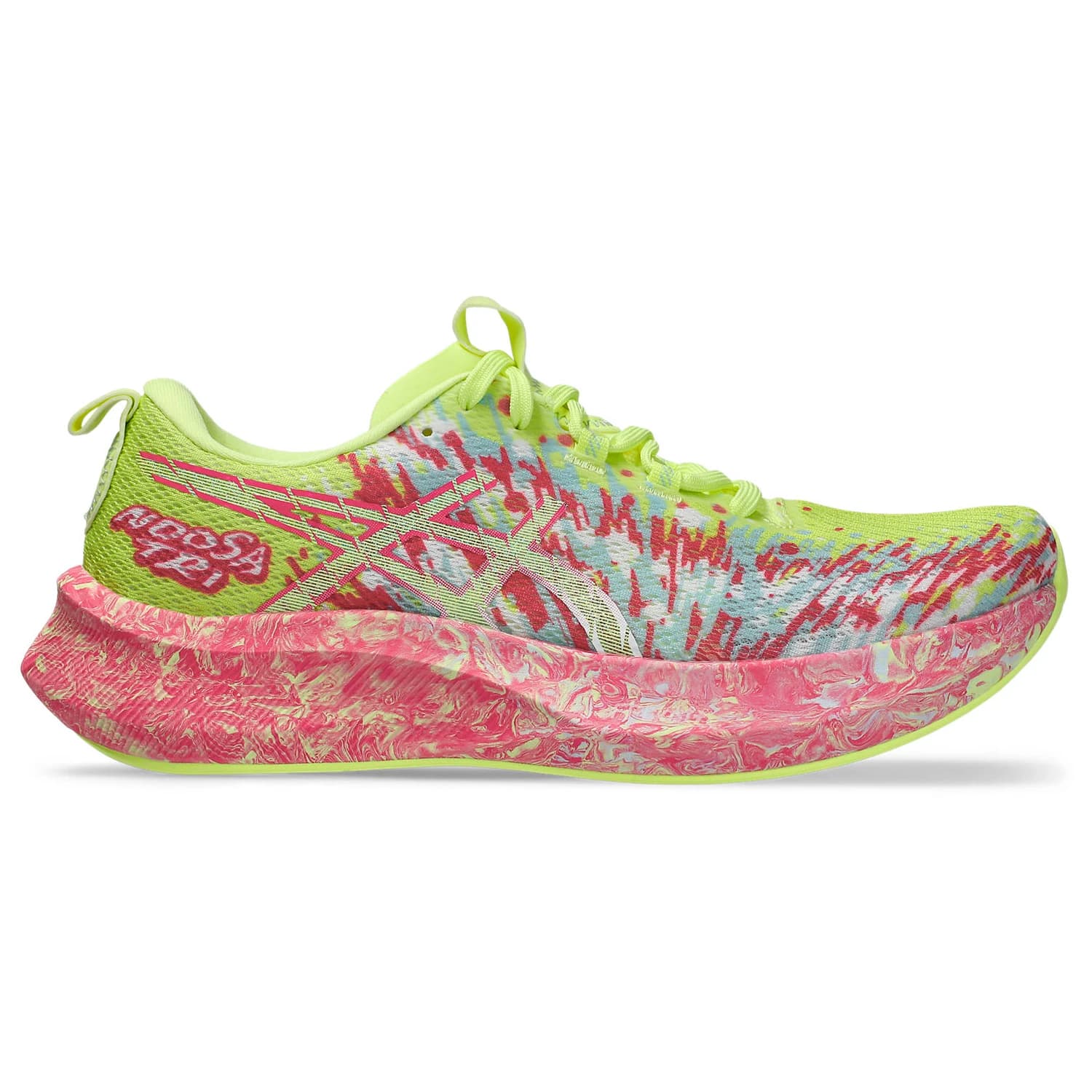 Дамски обувки за бягане Asics Women's Noosa Tri 16 Running shoes - Lucid Yellow / Bright Rose