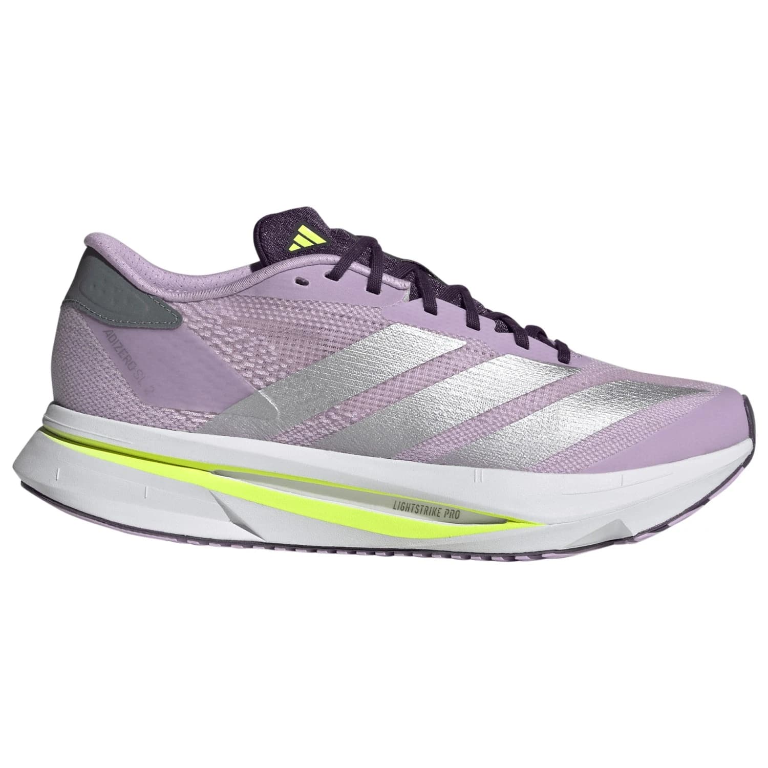 Дамски обувки за бягане adidas Women's Adizero SL2 Running shoes - Powder Plum / Silver Met. / Solar Yellow