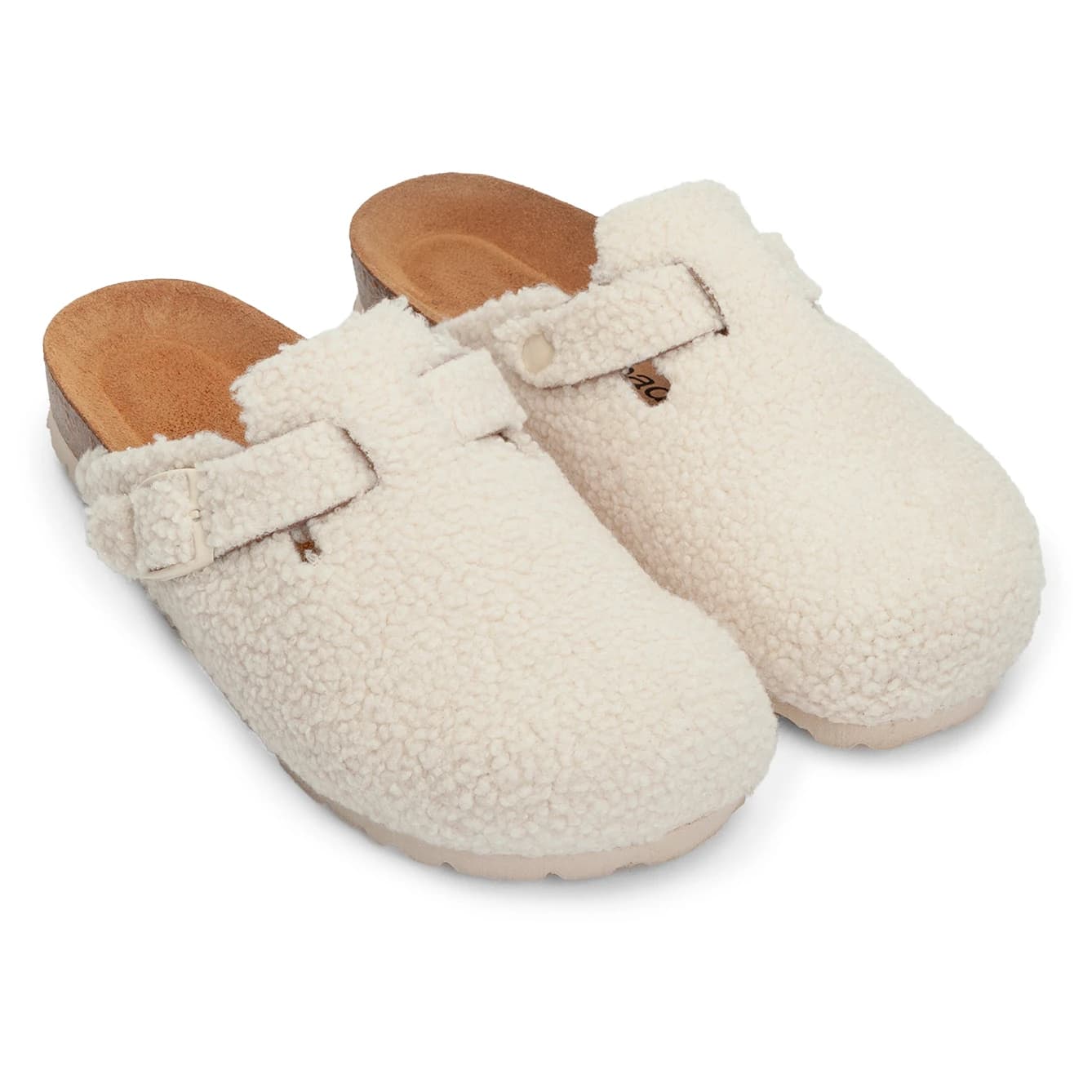 Дамски пантофи Espadrij Women's Cloq Curly Sandals - Nature