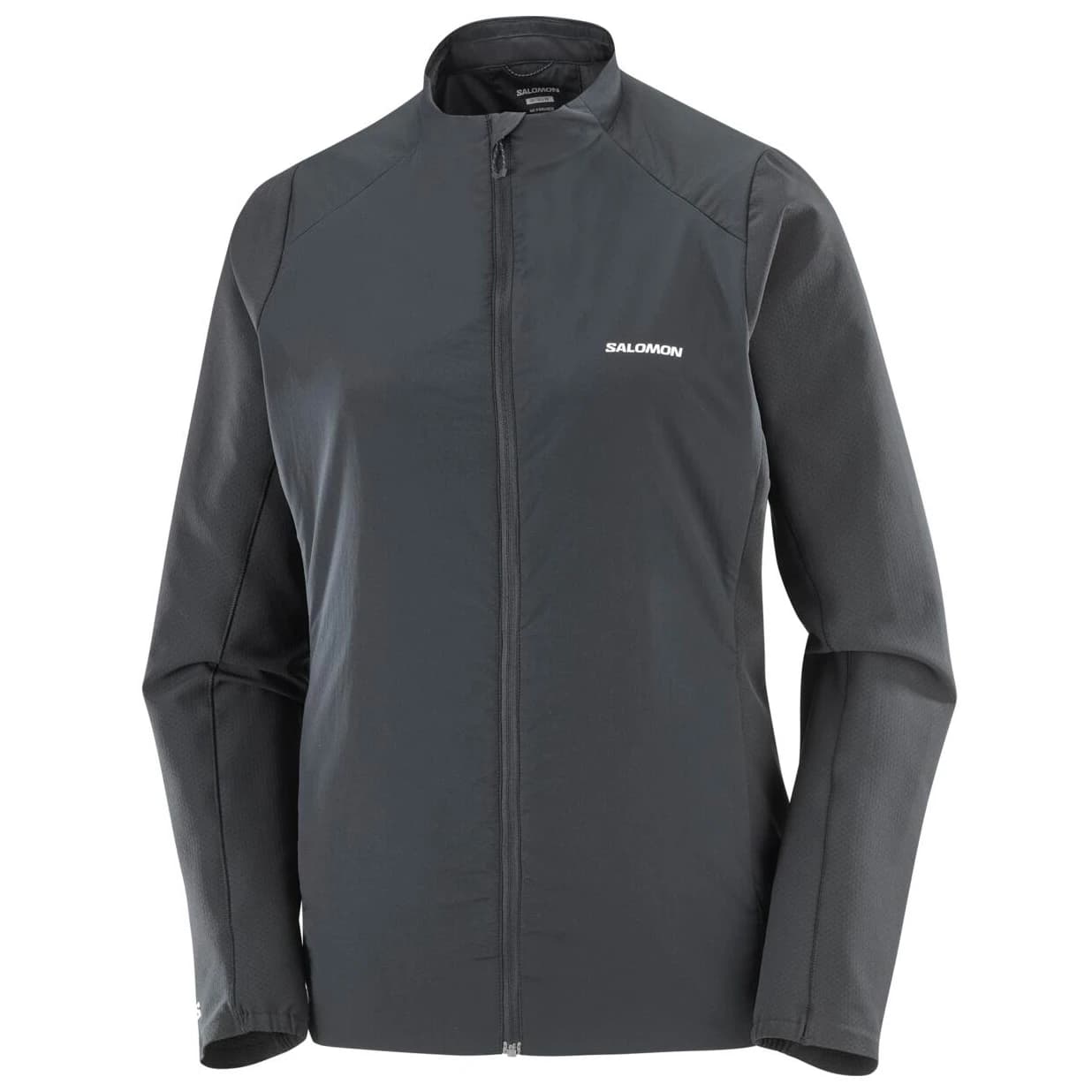 Дамско яке за бягане Salomon Women's Mountain Flex Hybrid Jacket Running jacket - Deep Black