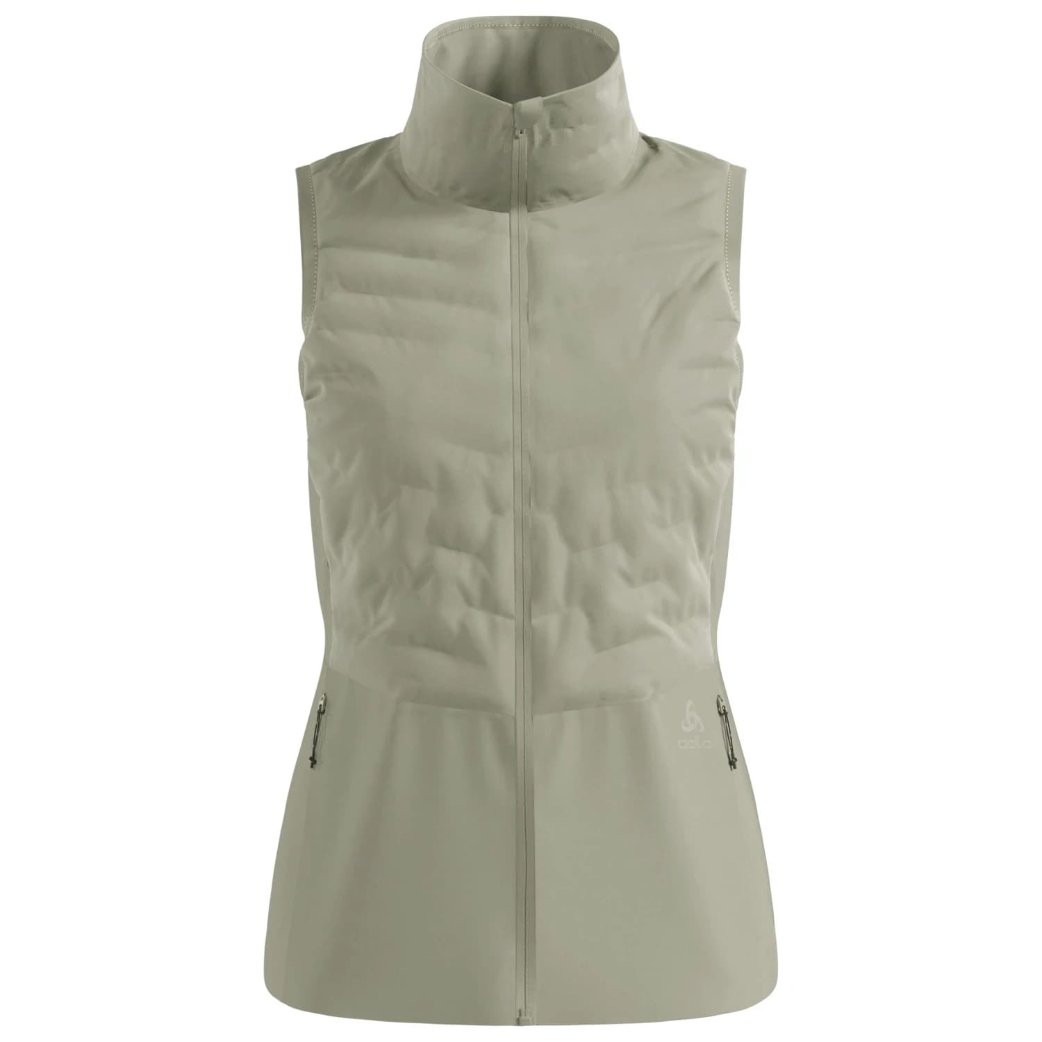 Дамски елек за бягане Odlo Women's Vest Zeroweight Insulator Running vest - Shadow