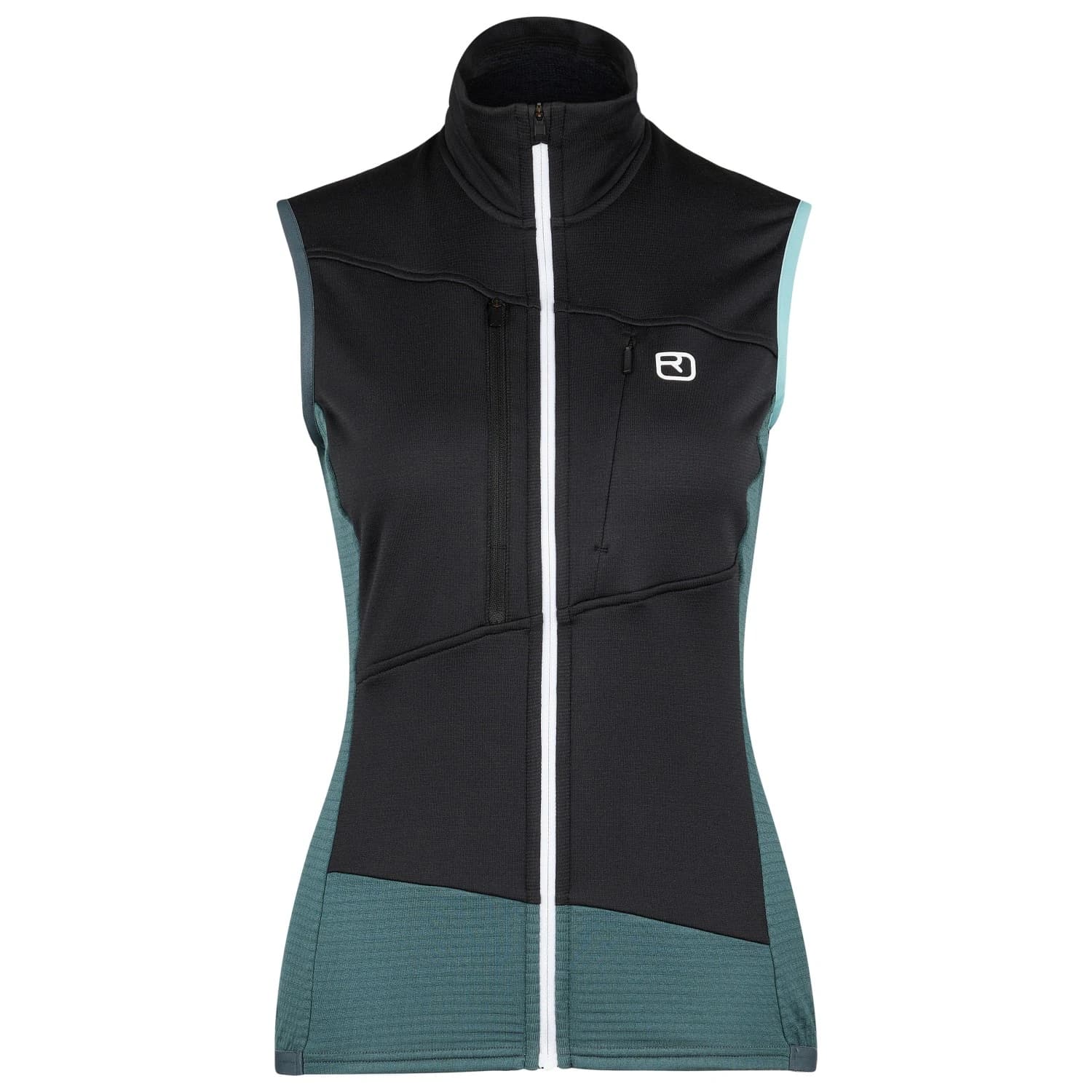 Дамски вълнен елек Ortovox Women's Fleece Grid Vest Fleece vest - Dark Arctic Grey