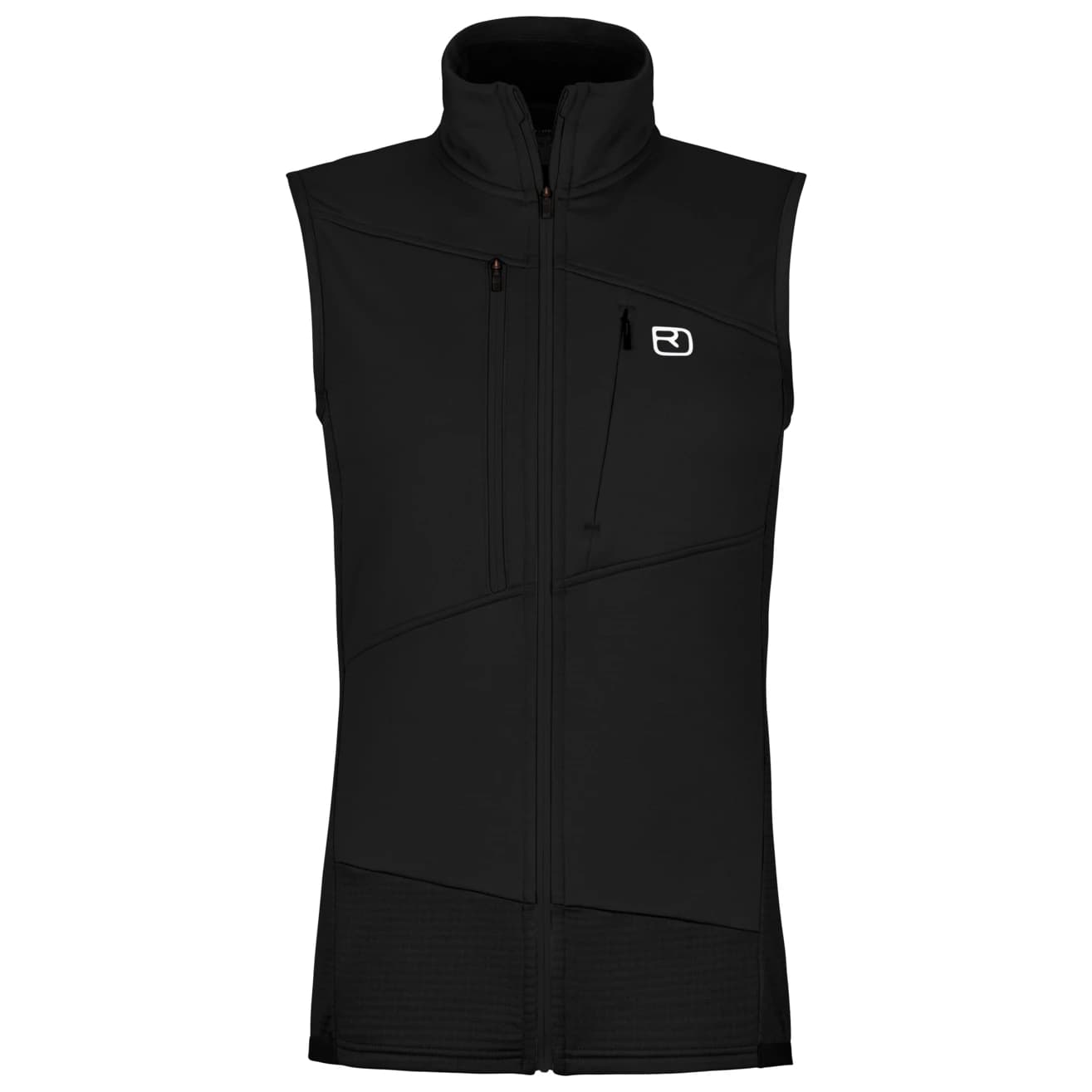 Дамски вълнен елек Ortovox Women's Fleece Grid Vest Fleece vest - Black Raven