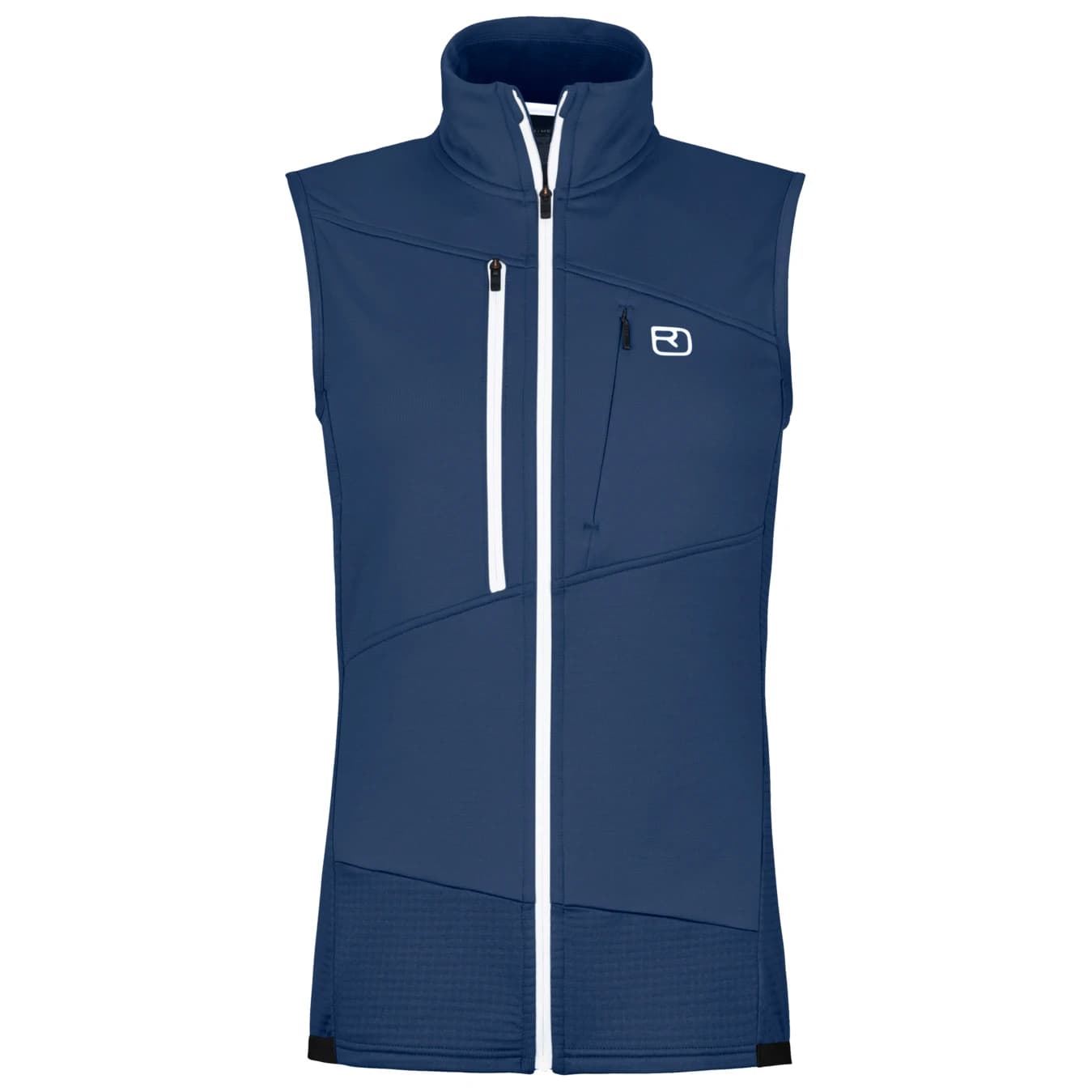 Дамски вълнен елек Ortovox Women's Fleece Grid Vest Fleece vest - Blue Nunatak