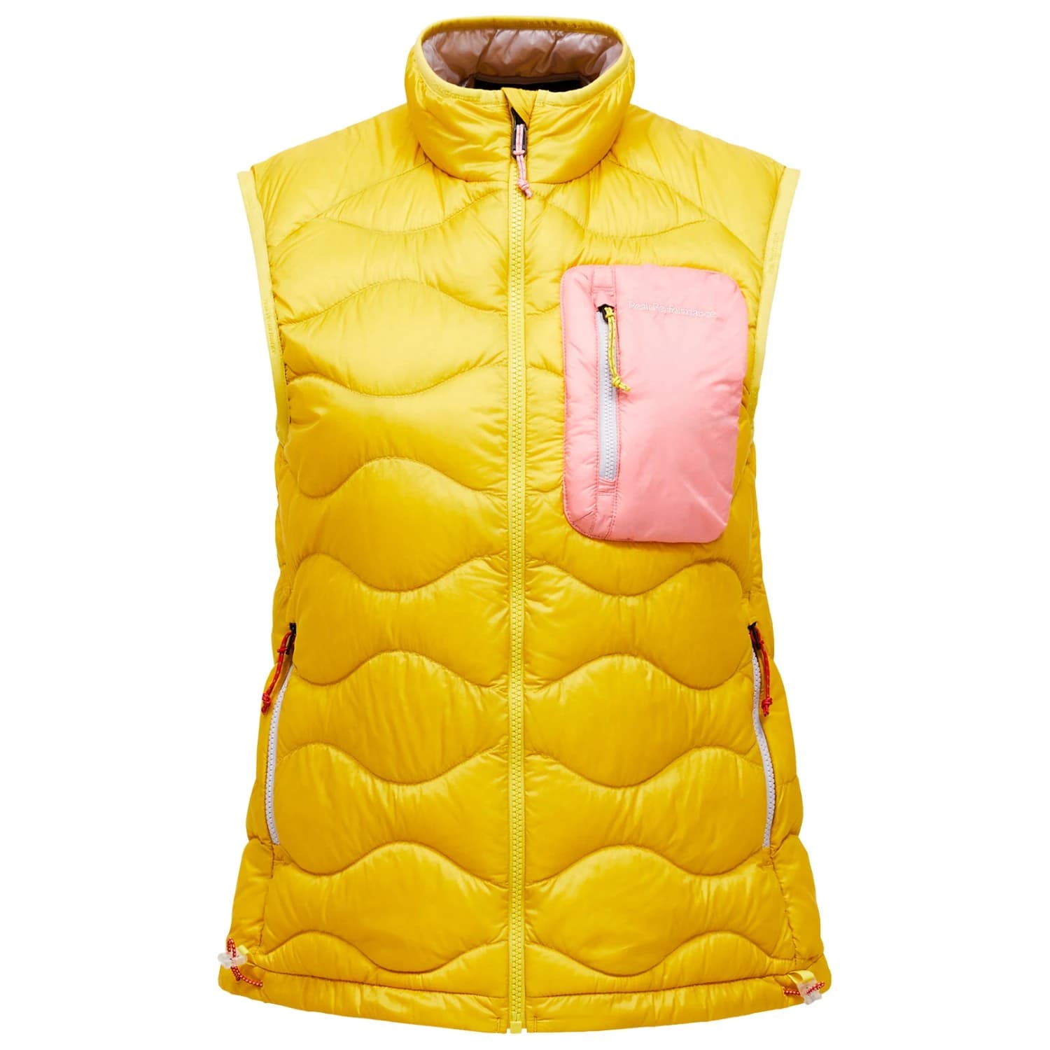 Дамски пухен елек Peak Performance Women's Helium Utility Down Vest Down vest - Canary Lime