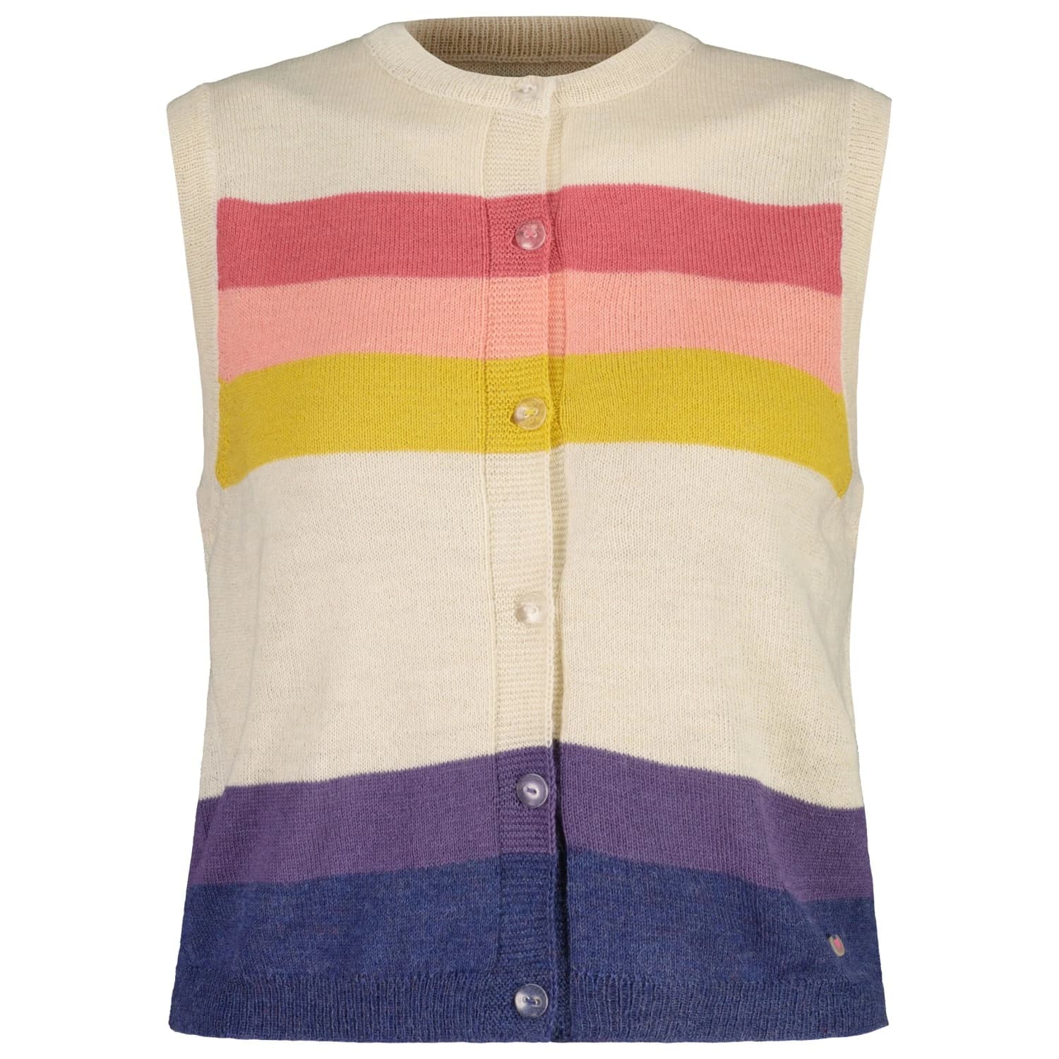 Дамски вълнен елек Maloja Women's TacanaiM. Wool vest - Shaded White Multi