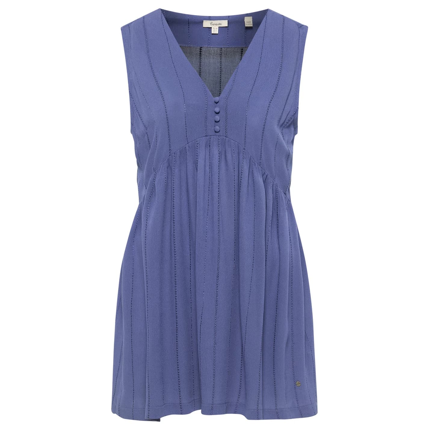 Дамска блуза Tranquillo Women's Tunika Elisaa Blouse - Indigo Blue