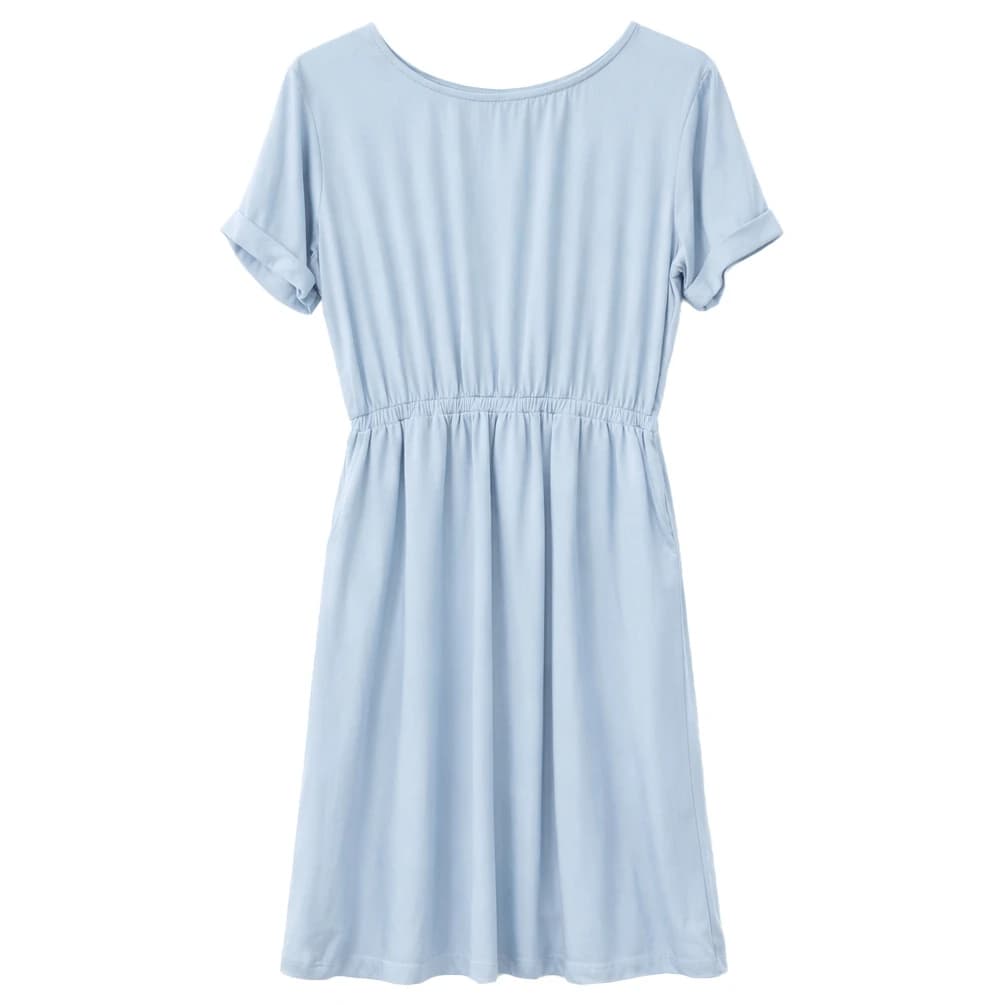Дамска рокля Mazine Women's Viscose Midi Dress - Pastel Blue