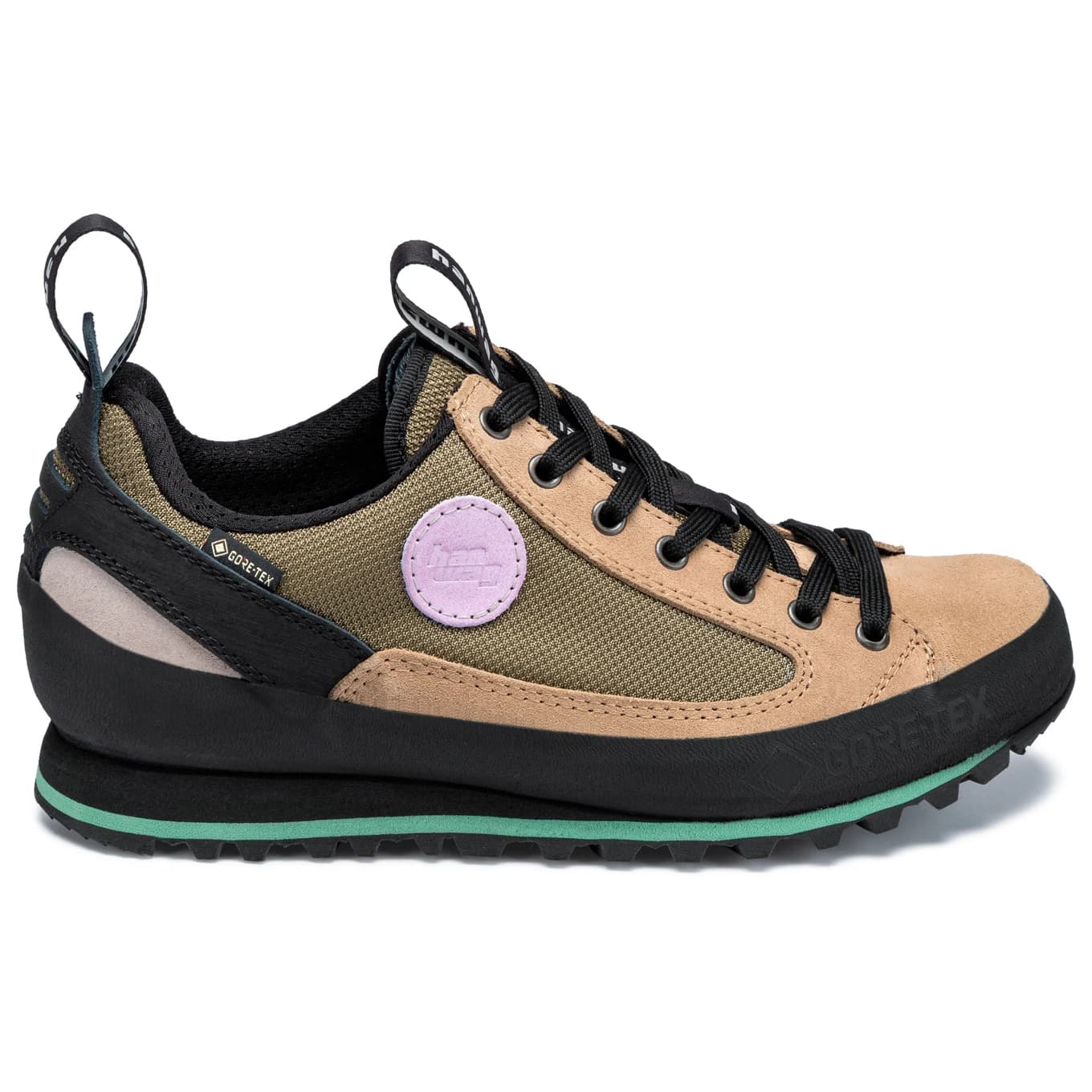Дамски апроуч обувки Hanwag Women's Rotpunkt Low GTX Approach shoes - Light Brown / Olive