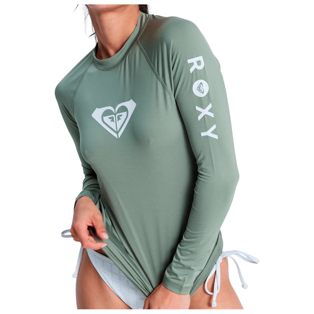 Дамска ликра Roxy Women's Whole Hearted L/S Lycra - Oil Green