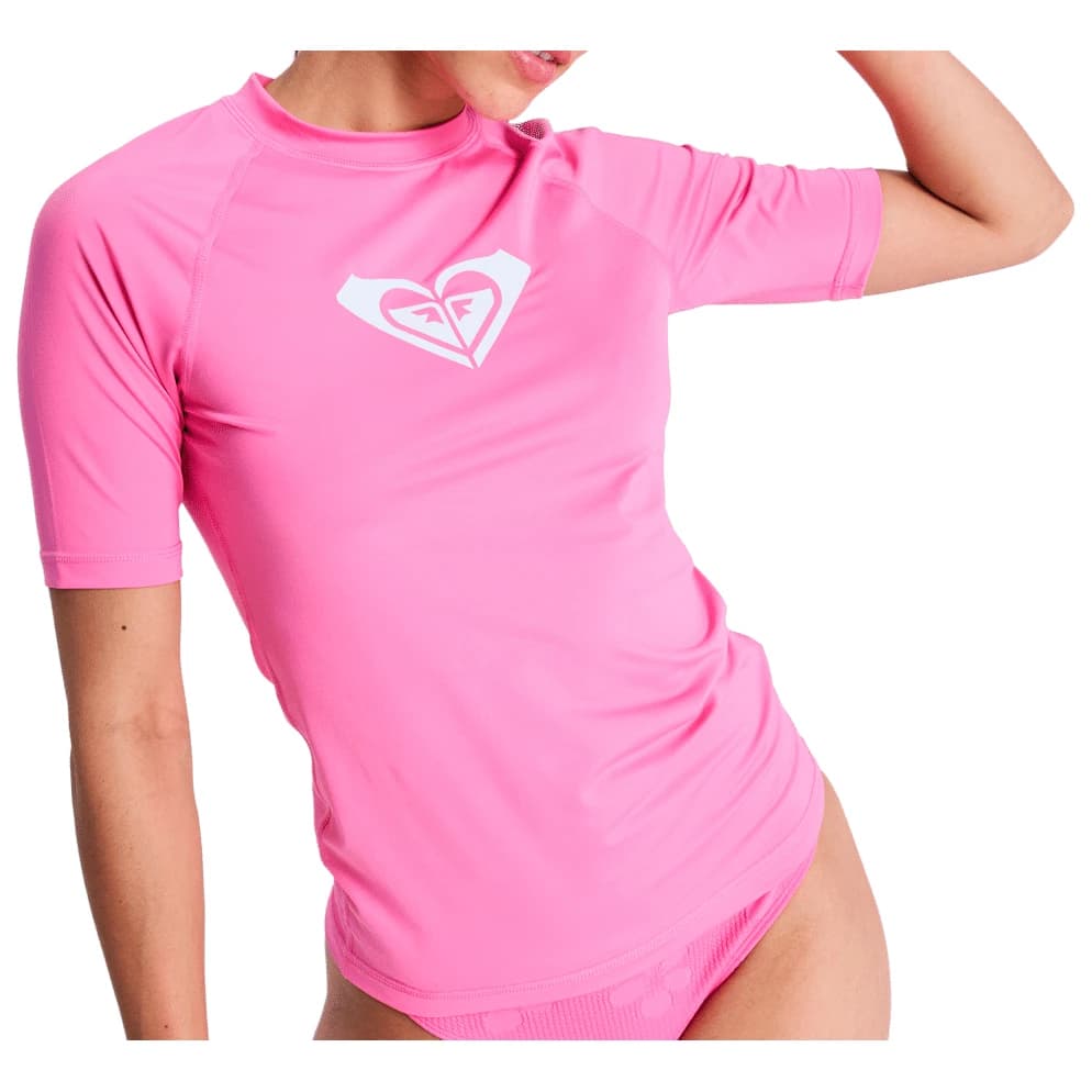 Дамска ликра Roxy Women's Whole Hearted S/S Lycra - Sangria Sunset