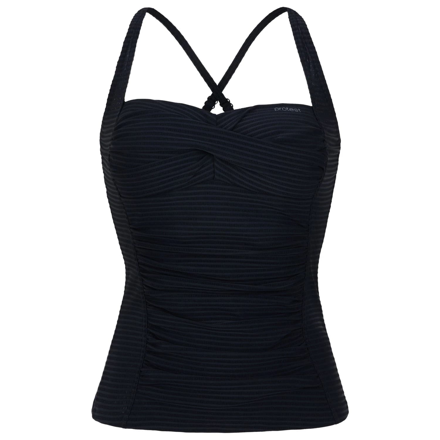 Дамски танкиен (бански) Protest Women's MIXCamo Tankini Top B&C-Cup Bikini top - True Black