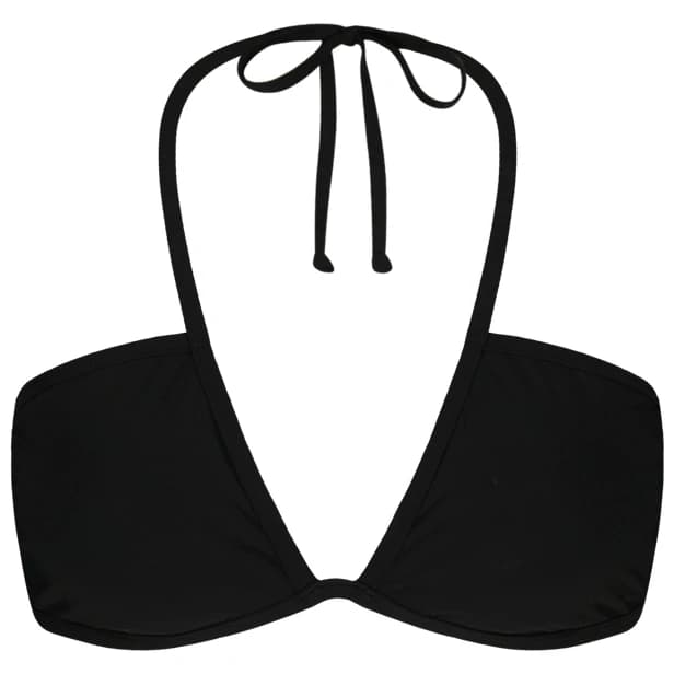 Дамско бикини горнище Barts Women's Solid Plunge Halter Bikini top - Black