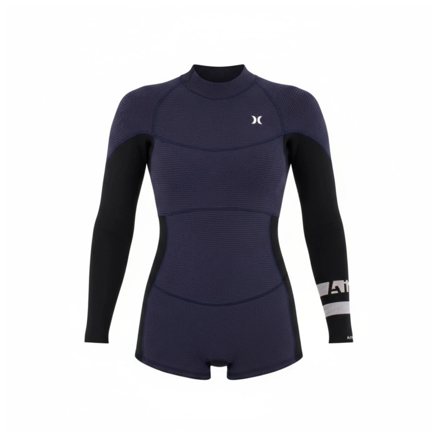Дамски неопренов костюм Hurley Women's Air 2mm Mid Shorty Springsuit Wet suit - Vintage Iris