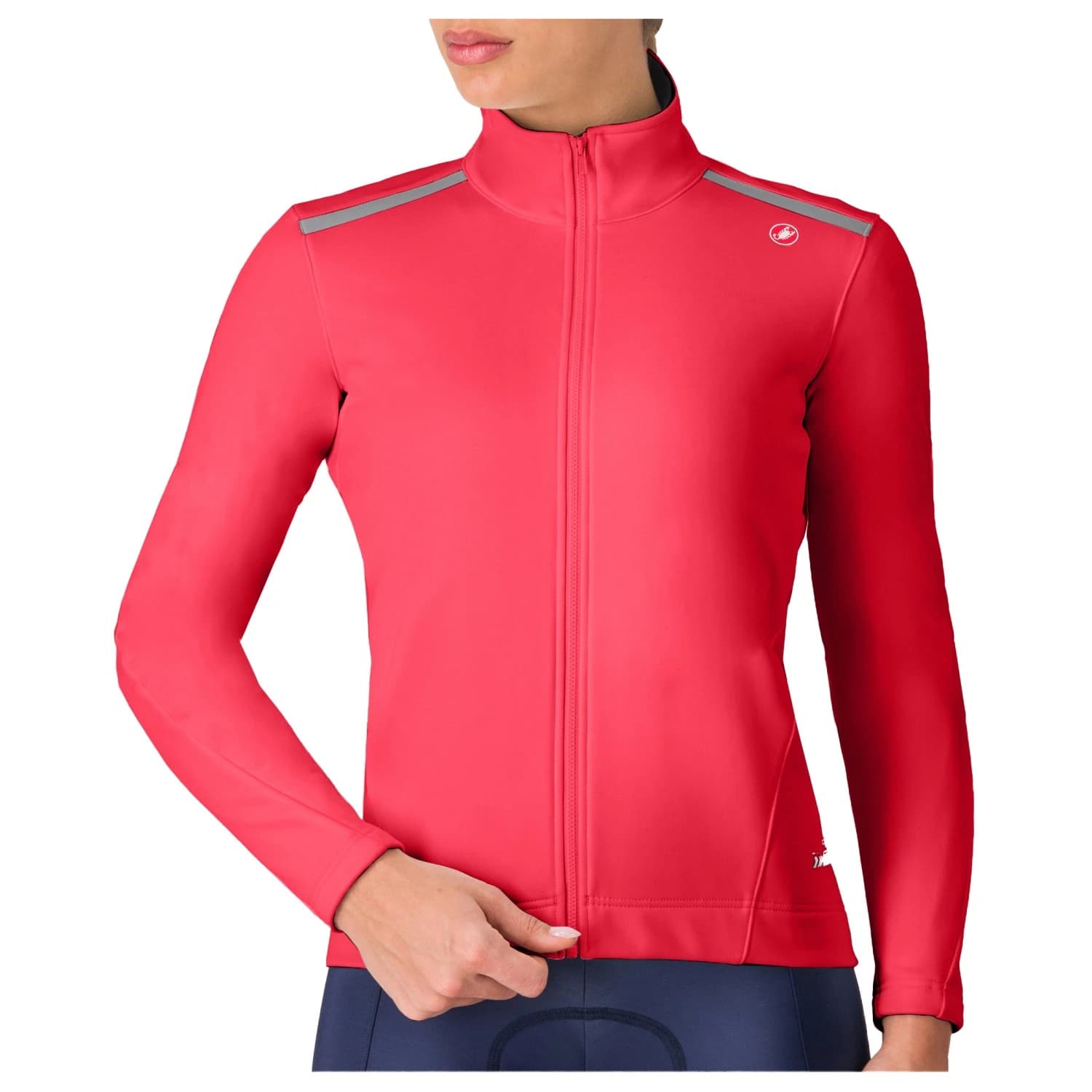 Дамско термо яке за колоездене Castelli Women's Espresso Air Jacket Cycling jacket - Hibiscus