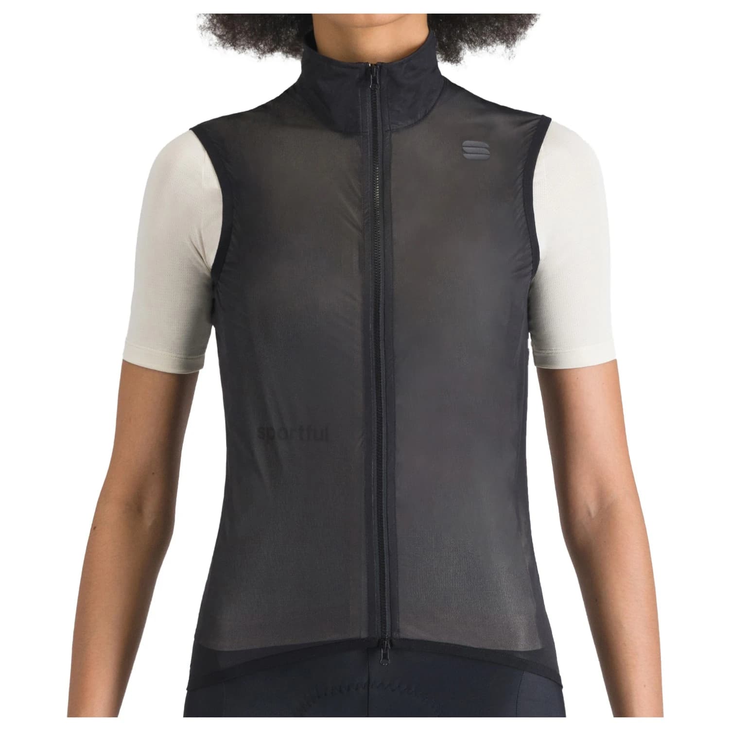 Дамски елек за колоездене Sportful Women's Light Air Vest Cycling vest - Black