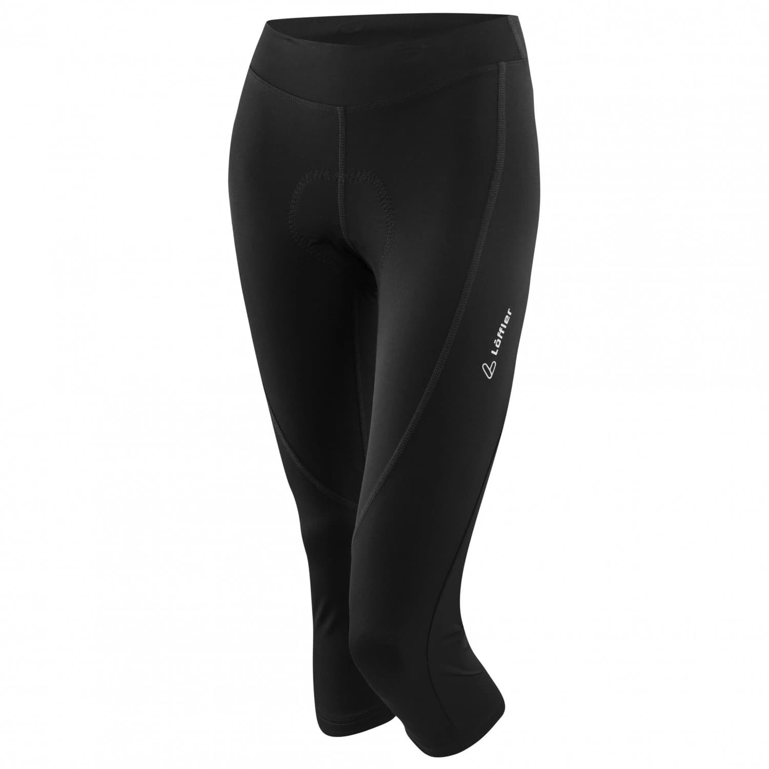 Дамски 3/4 панталон за колоездене Löffler Women's 3/4 Bike Tights Tour II Cycling bottoms - Black