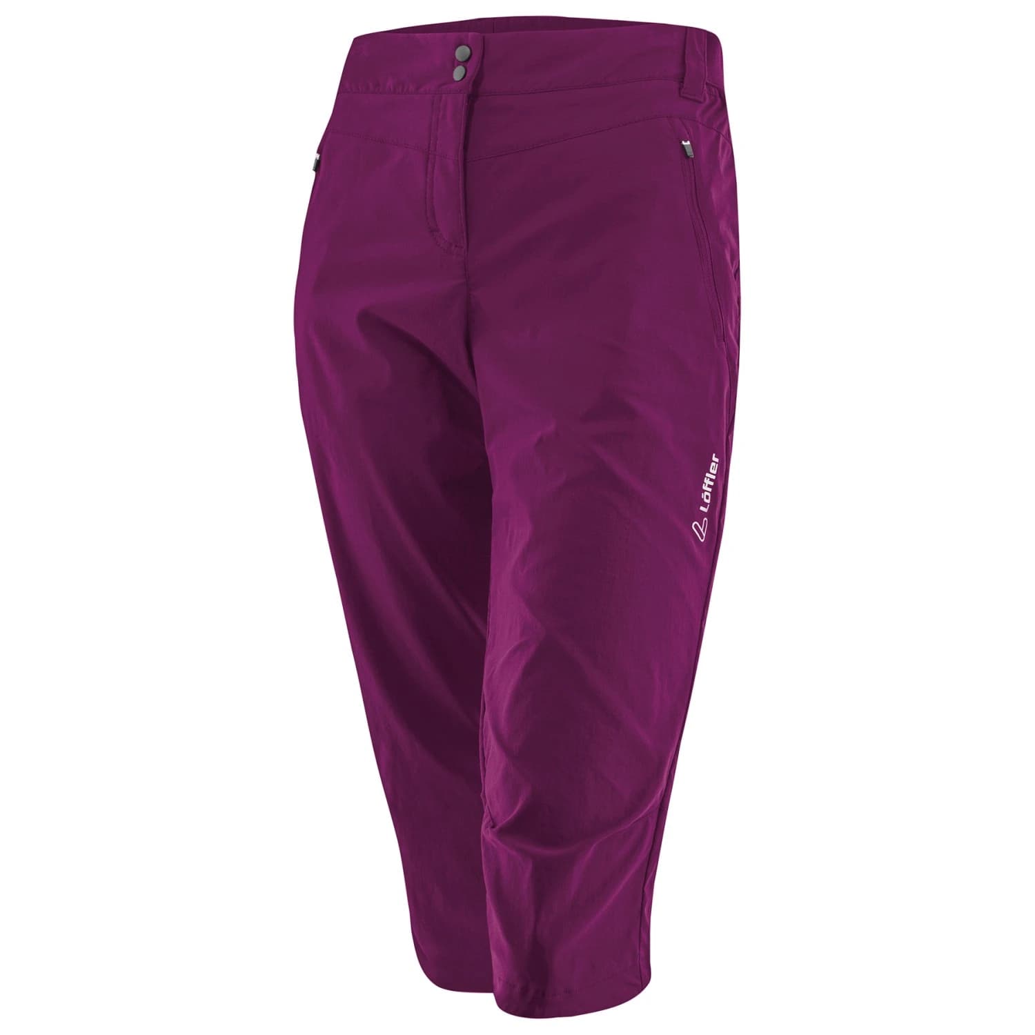 Дамски 3/4 панталон за колоездене Löffler Women's 3/4 Bike Pants CSL Cycling bottoms - Bordeaux