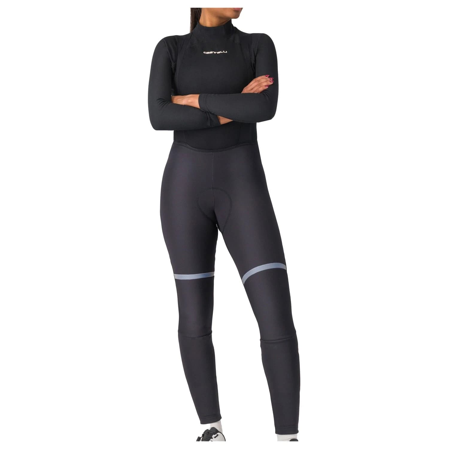 Дамски клин за колоездене Castelli Women's Polare 2 Bibtight Cycling bottoms - Black