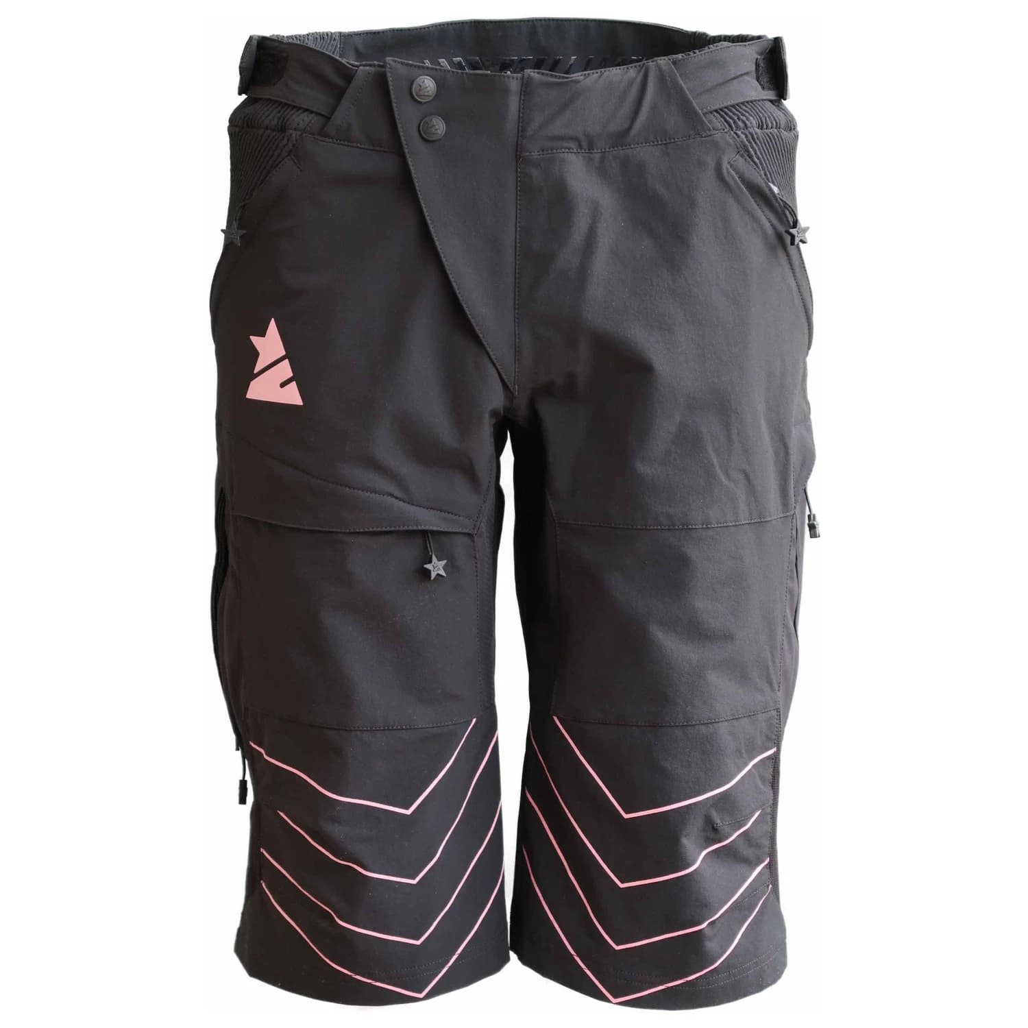 Дамски шорти за колоездене Zimtstern Women's Bulletz Short Cycling shorts - Pirate Black / Blush