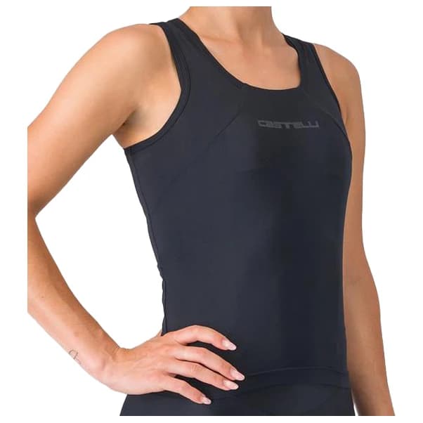 Дамски потник за колоездене Castelli Women's Sole Top Cycling singlet - Black