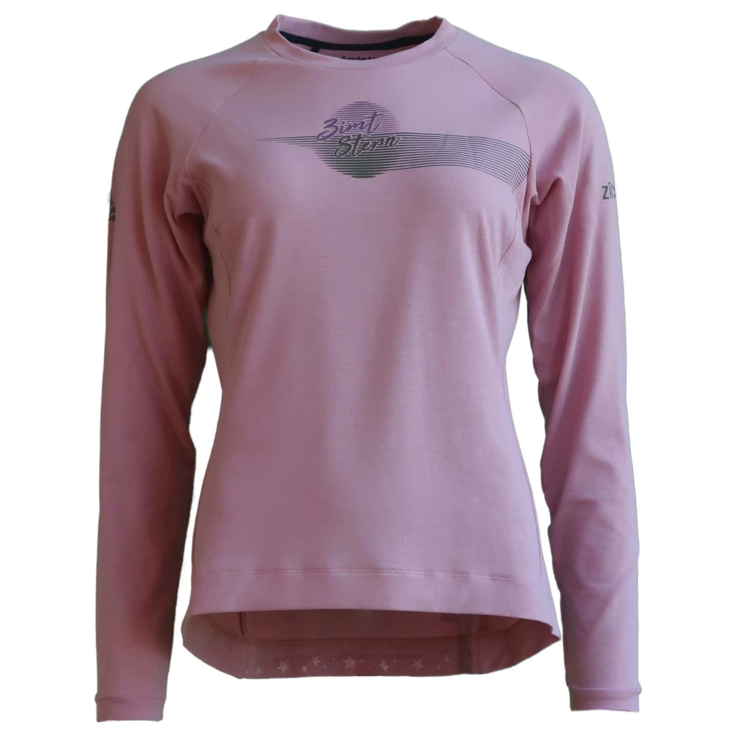 Дамска фланелка с дълъг ръкав за колоездене Zimtstern Women's Spunz Shirt L/S Cycling jersey - Blush