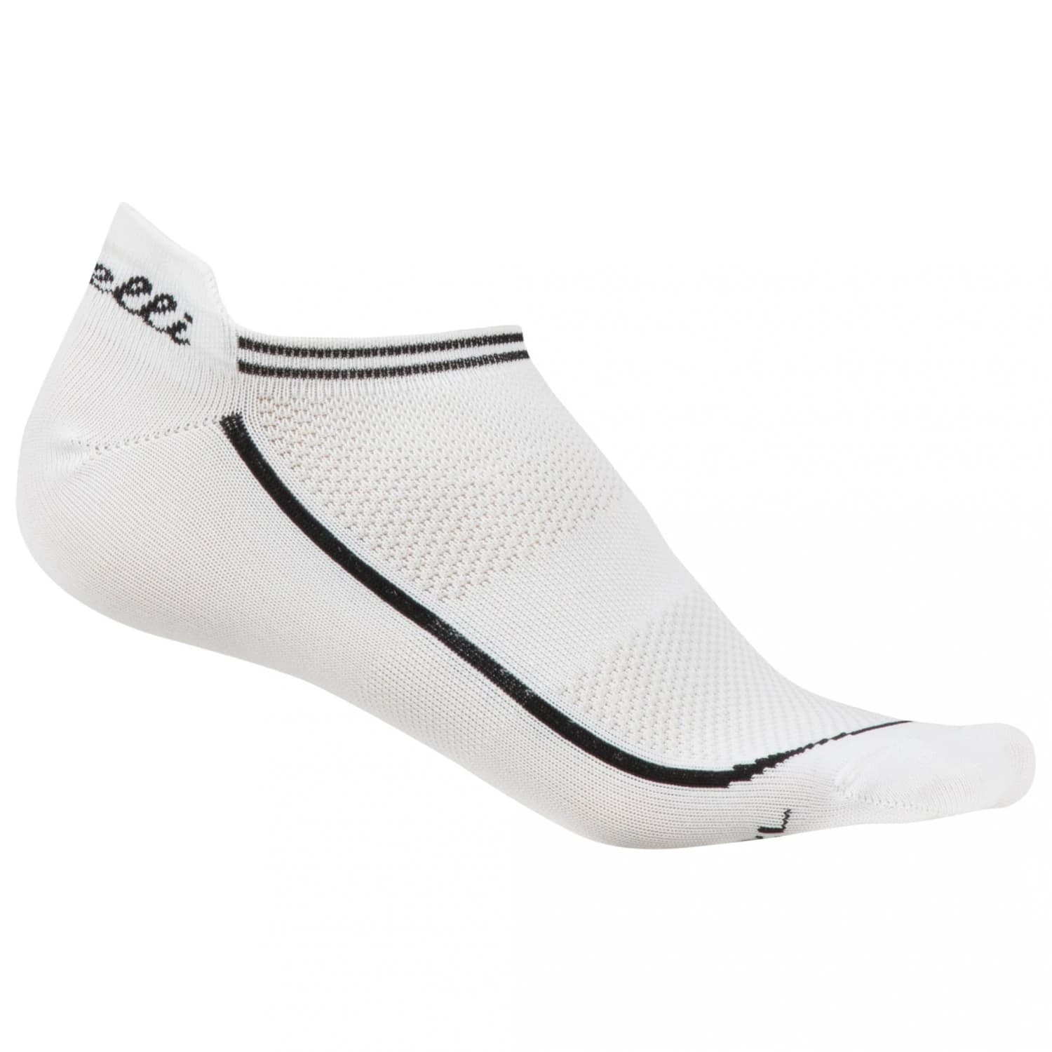 Дамски чорапи за колоездене Castelli Women's Invisibile Sock Cycling socks - White