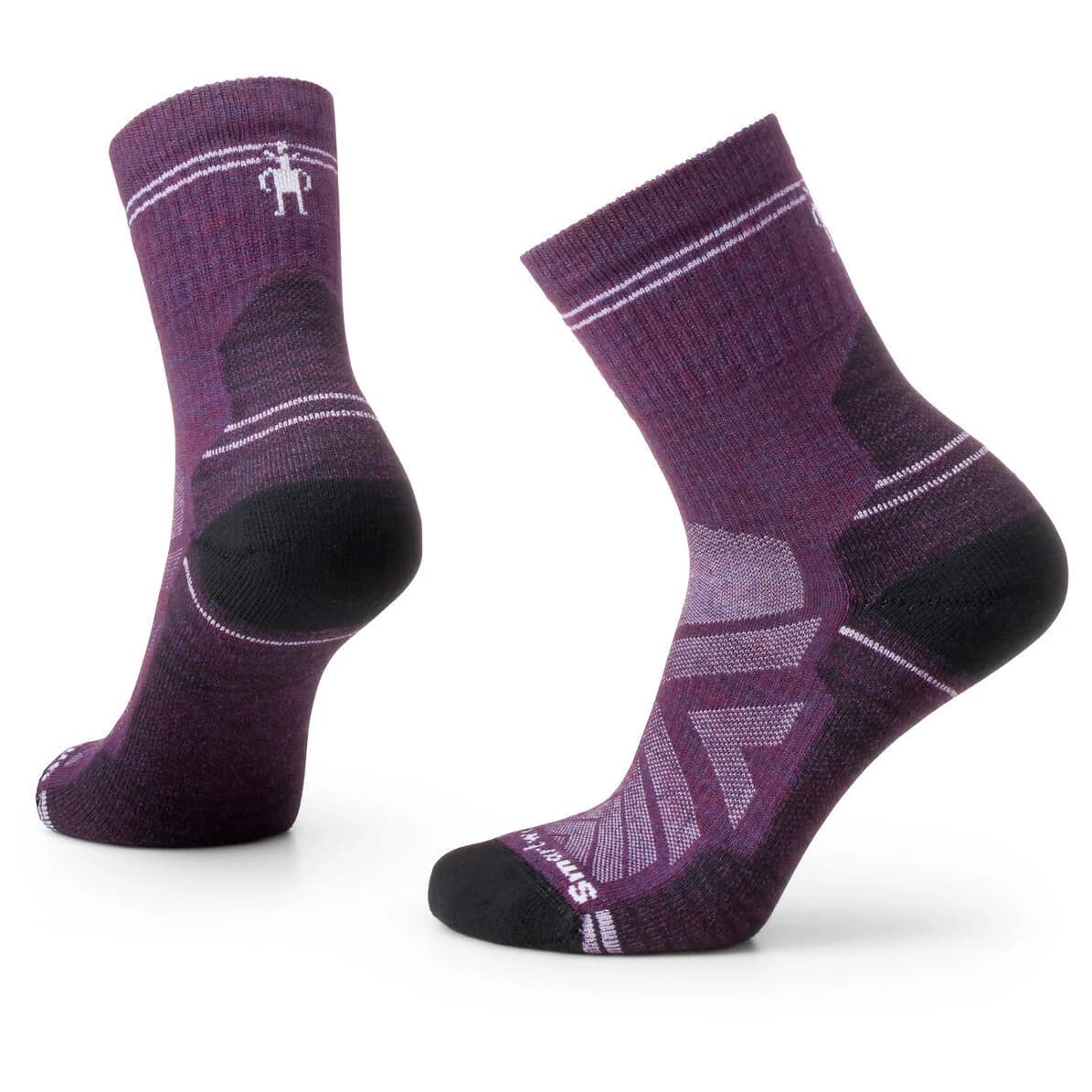 Дамски туристически чорапи Smartwool Women's Performance Hike Light Cushion Mid Crew Walking socks - Purple Iris