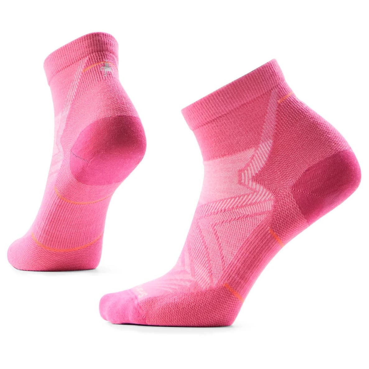 Дамски чорапи за бягане Smartwool Women's Run Zero Cushion Ankle Running socks - Garden Pink