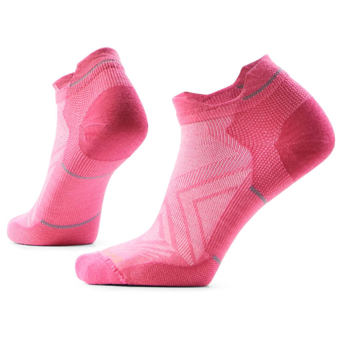 Дамски чорапи за бягане Smartwool Women's Run Zero Cushion Low Ankle Running socks - Garden Pink