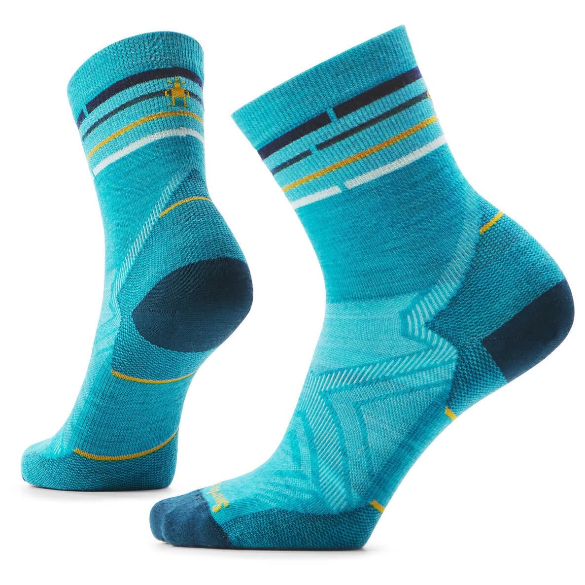 Дамски чорапи за бягане Smartwool Women's Run Zero Cushion Mid Crew Running socks - Capri