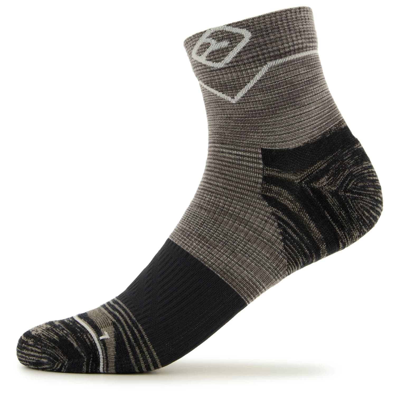 Мъжки туристически чорапи Ortovox Alpine Quarter Socks Merino socks - Black Raven
