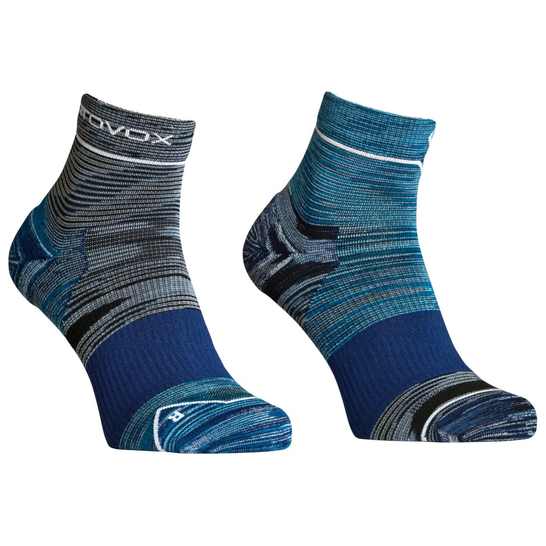Мъжки туристически чорапи Ortovox Alpine Quarter Socks Merino socks - Blue Nunatak