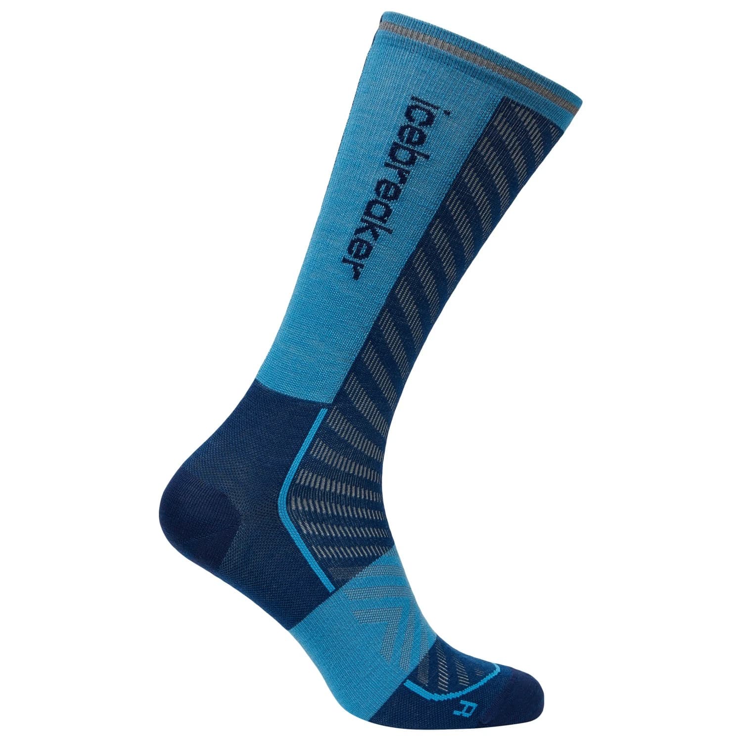 Мъжки чорапи за бягане Icebreaker Merino Run+ Ultralight Crew Running socks - Atlantis / Arctic
